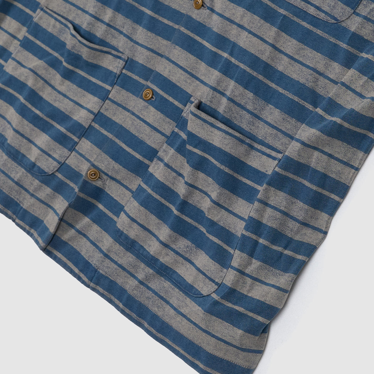 Double RL Camp Collar Jersey Pocket Over-Shirt