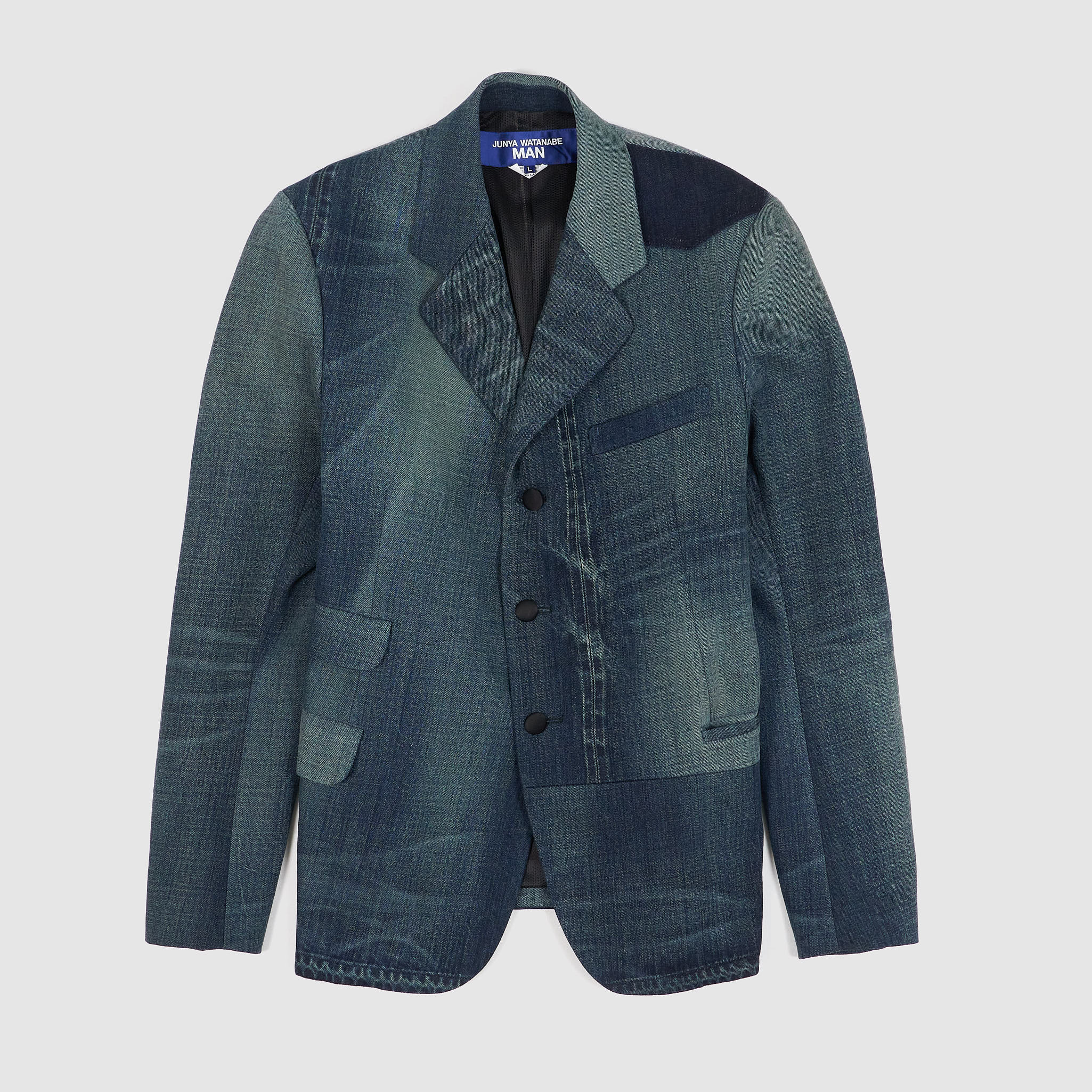 Junya Watanabe MAN Patchwork Denim Blazer - DeeCee style