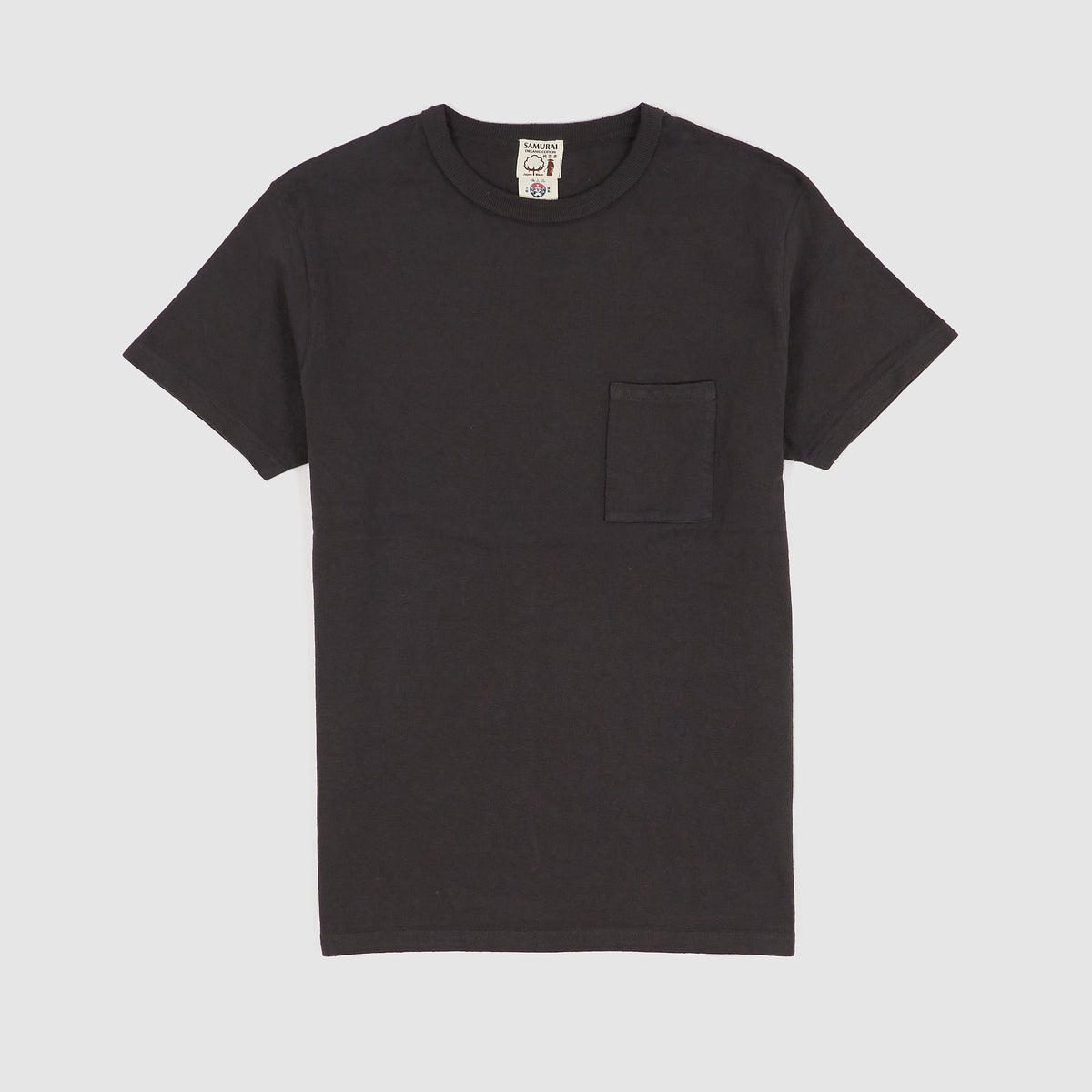 Samurai Jeans Heavy Weight Organic Cotton One Pocket Crew Neck T-Shirt