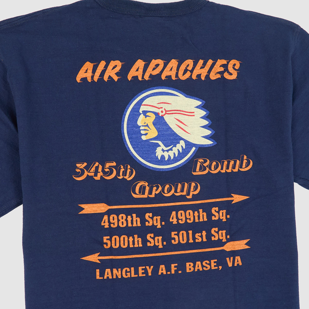 Buzz Rickson`s 345th Bomb Group Crew Neck T-Shirt