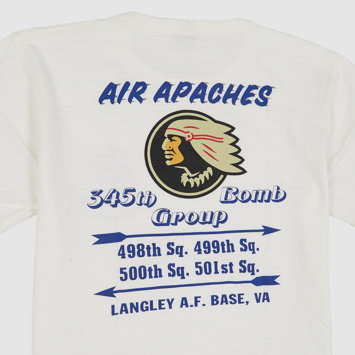 Buzz Rickson`s 345th Bomb Group Crew Neck T-Shirt