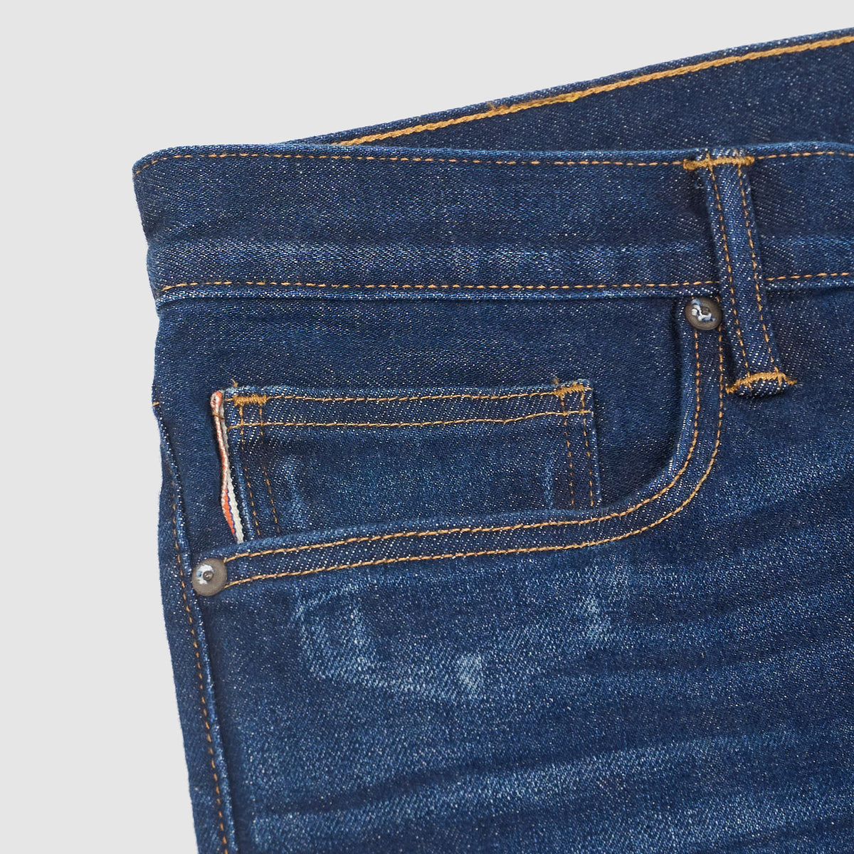 Hiroshi Kato The Pen Zip Fly 14 OZ Stretch Selvage Slim Fit