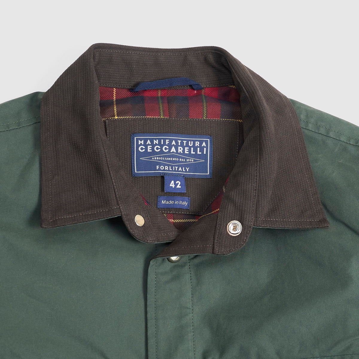 Manifattura Ceccarelli Waxed Overshirt Jacket