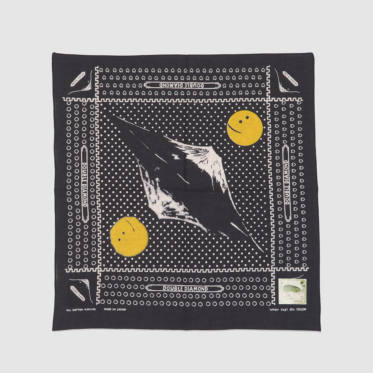 Kapital Mirror Mount Fuji Smile Fast Color Bandana