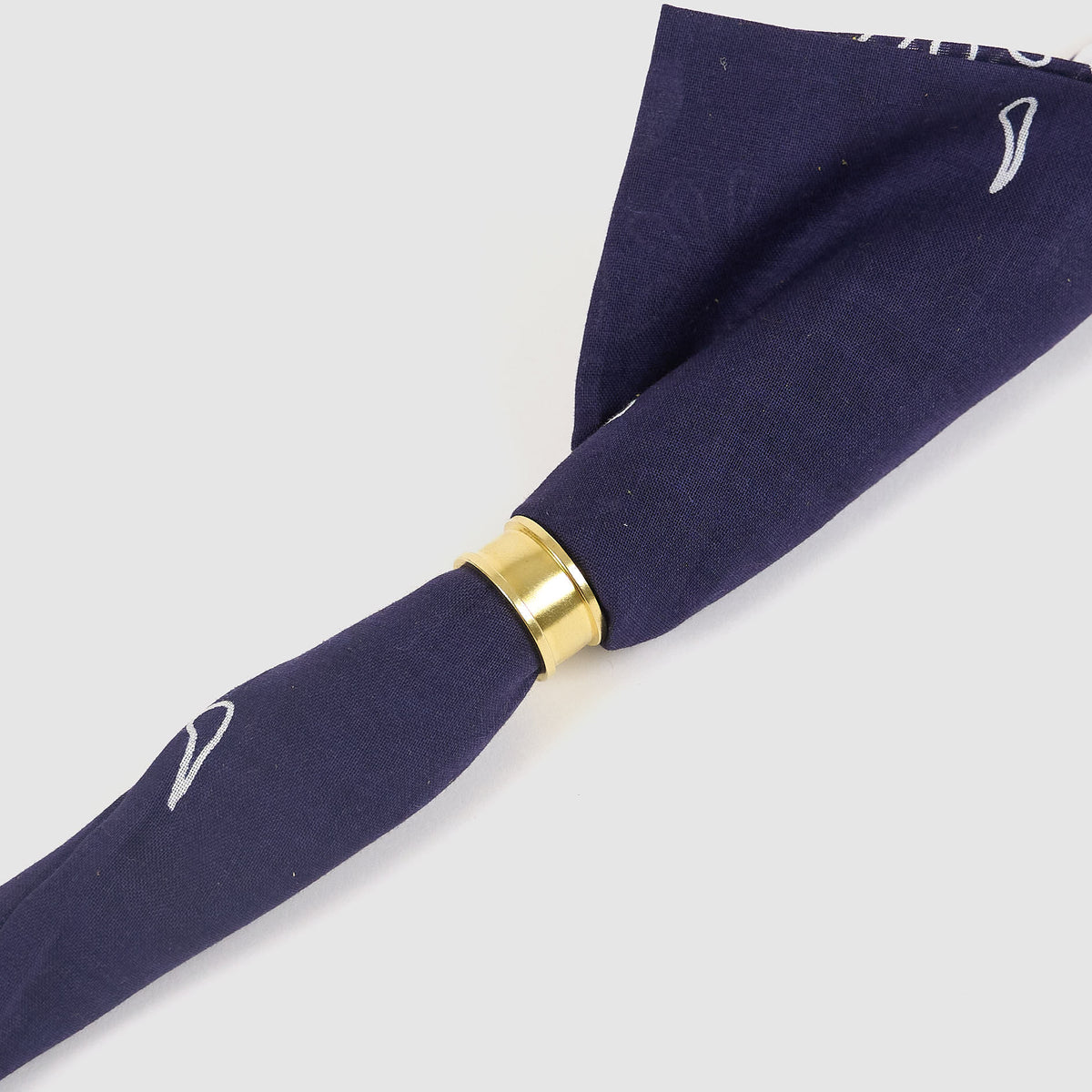 Kobashi Studio Plain Solid Brass Bandana Ring