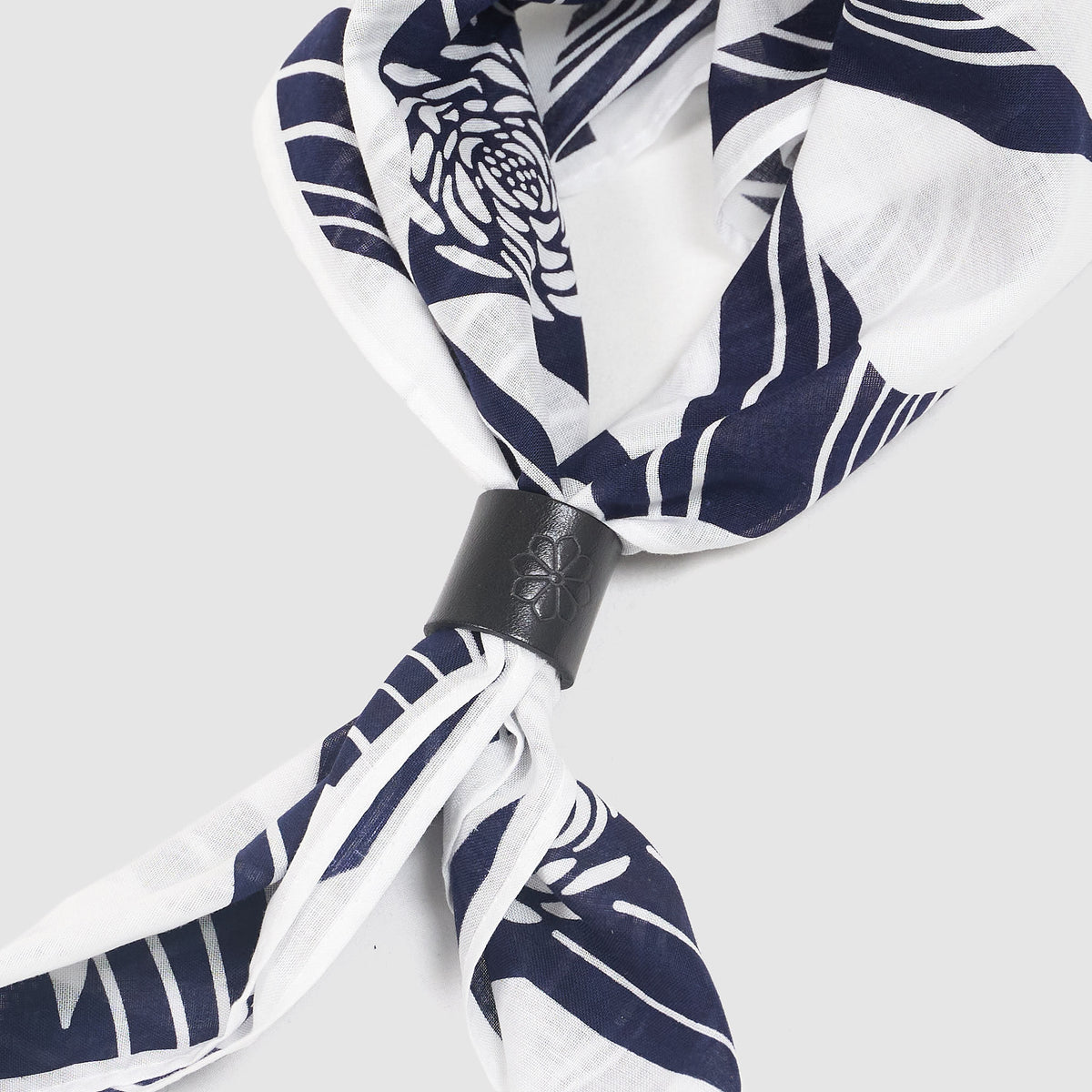 Kobashi Studio Leather Bandana Ring