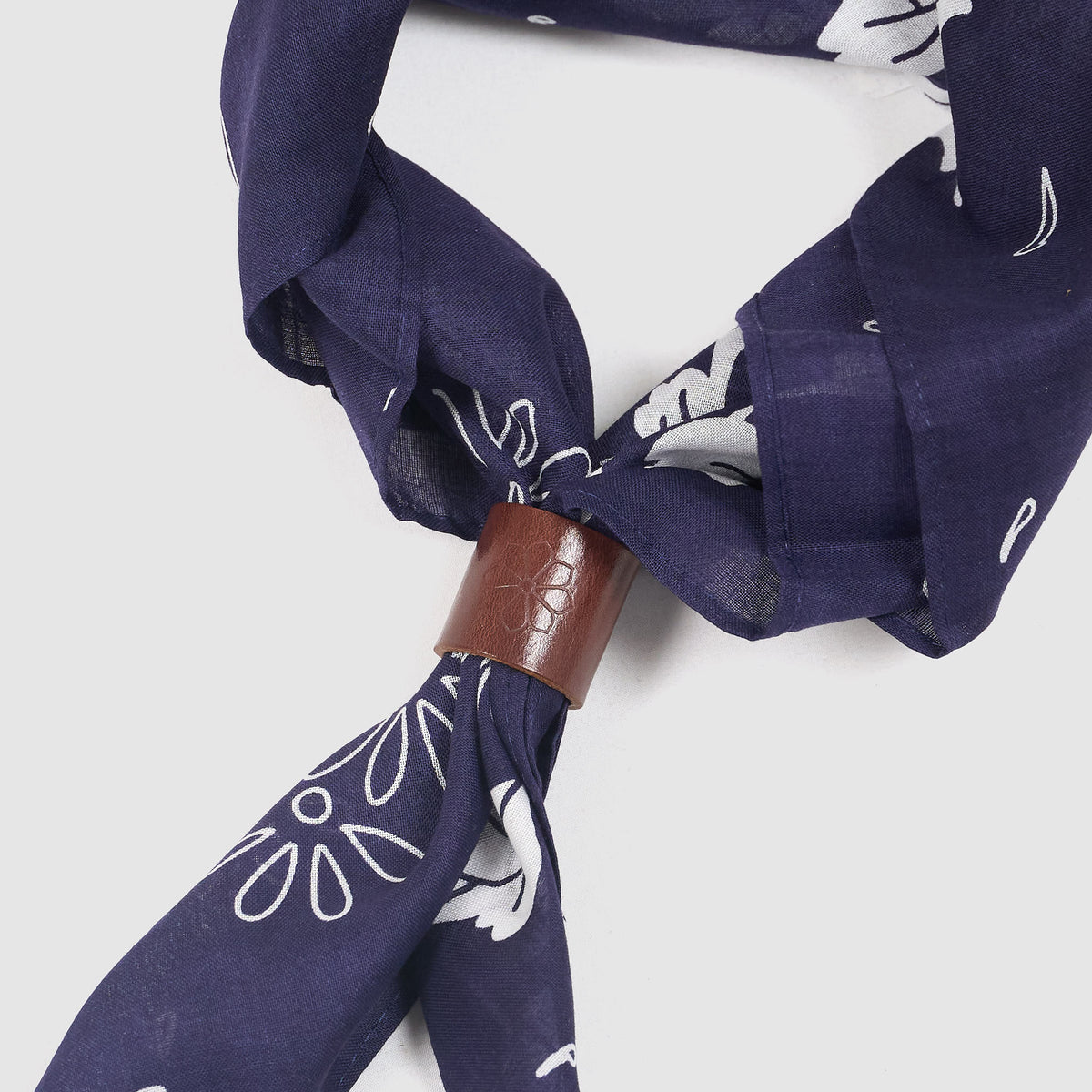 Kobashi Studio Leather Bandana Ring