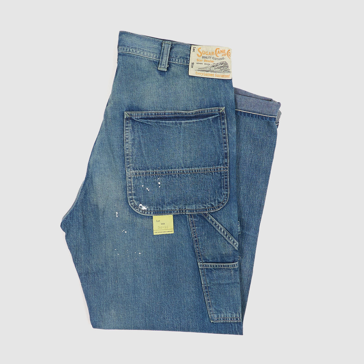 Sugar Cane Denim Time Worn Carpenter Pants