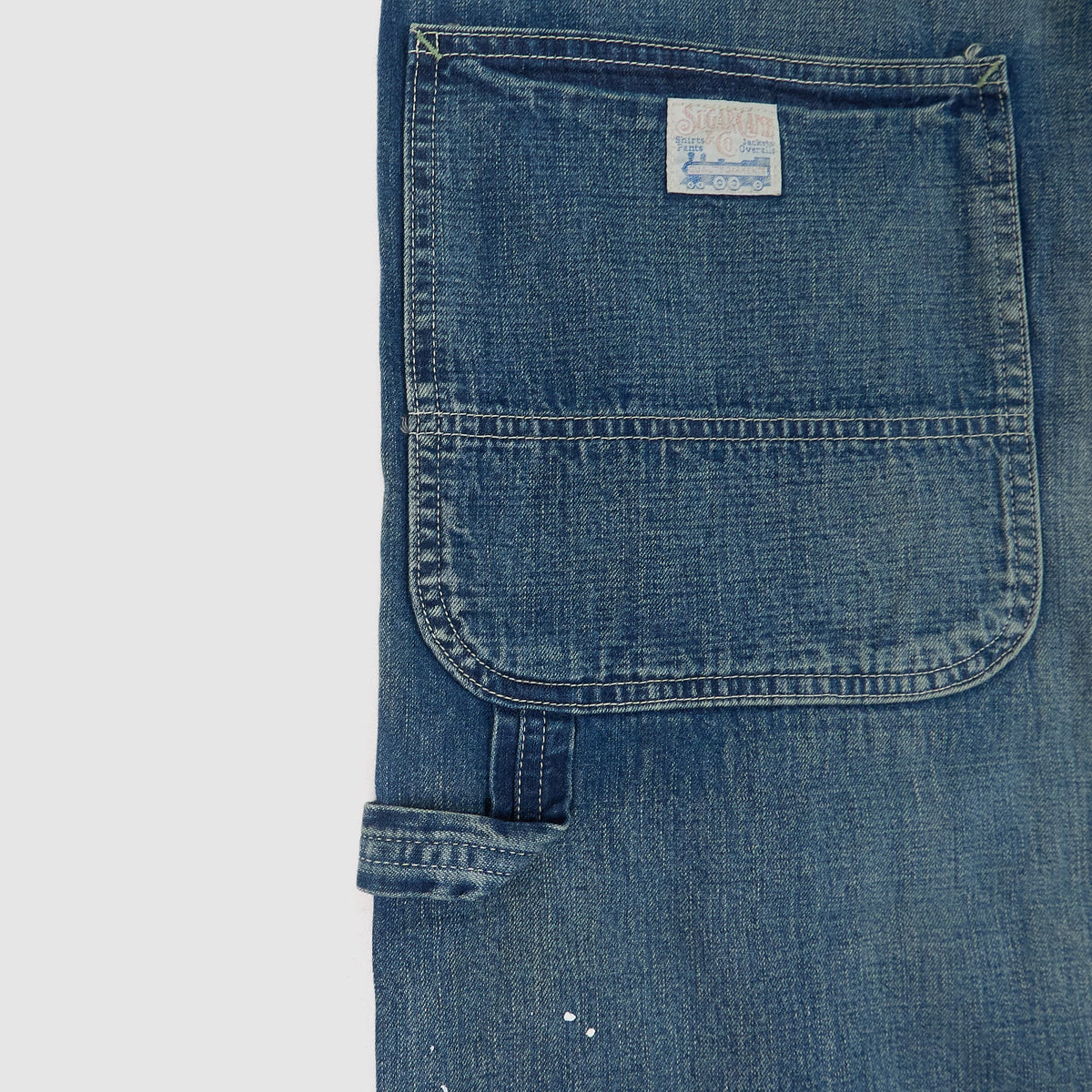 Sugar Cane Denim Time Worn Carpenter Pants