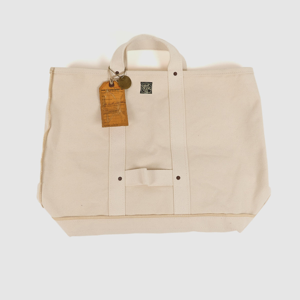 Sugar Cane Canvas Work Tote Bag