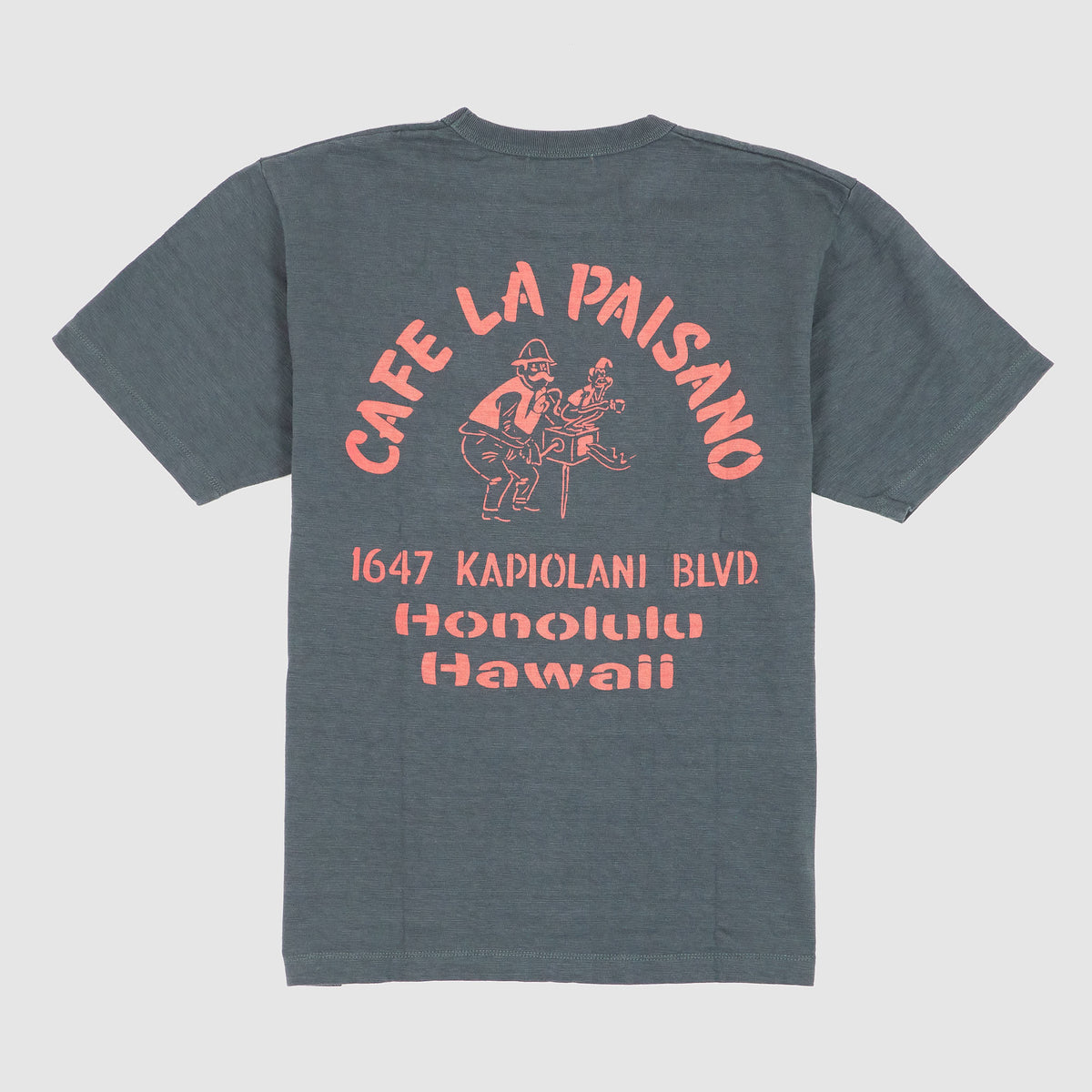 Sun Surf Cafe La Paisano  Crew Neck T-Shirt