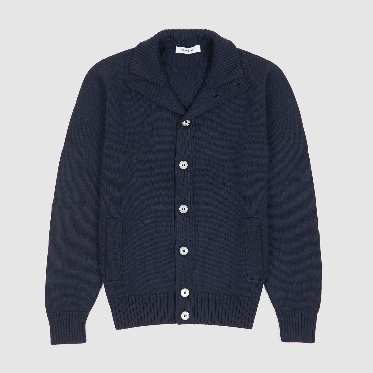 Gran Sasso Extra Fine Merino Full Buttons Sweater - DeeCee style