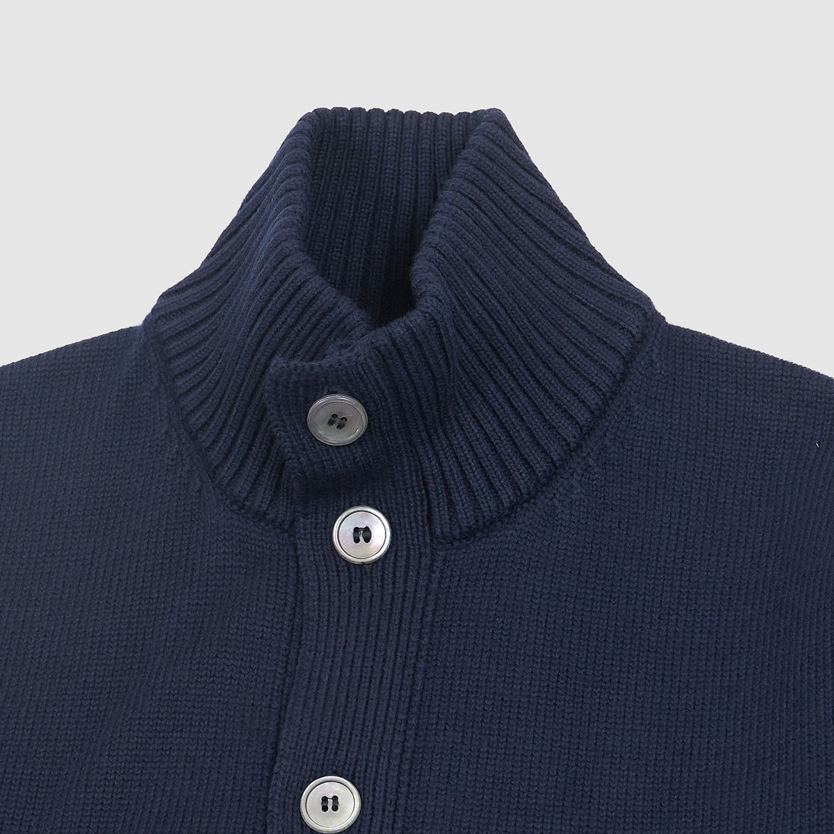 Gran Sasso Extra Fine Merino Full Buttons Sweater