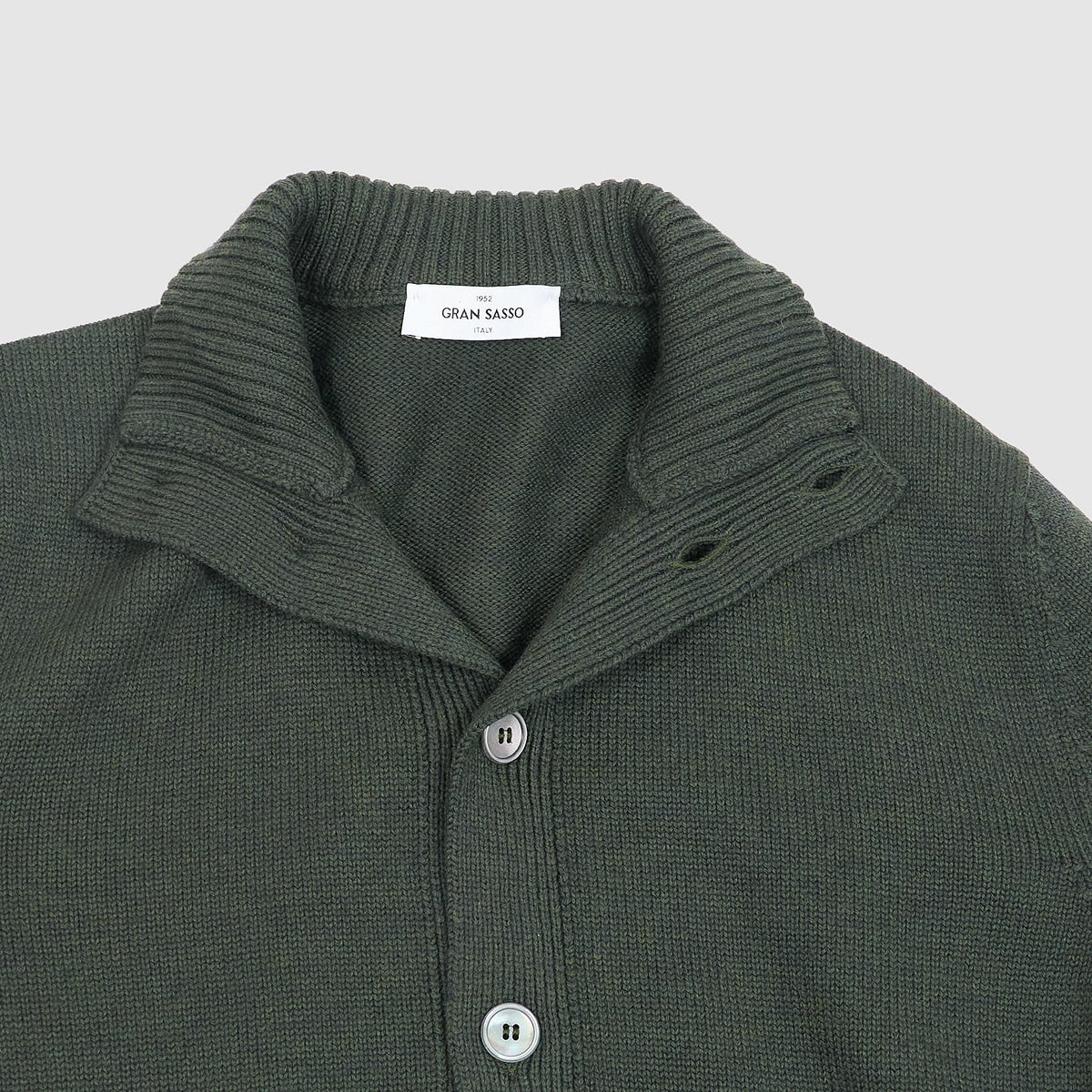 Gran Sasso Extra Fine Merino Full Buttons Sweater