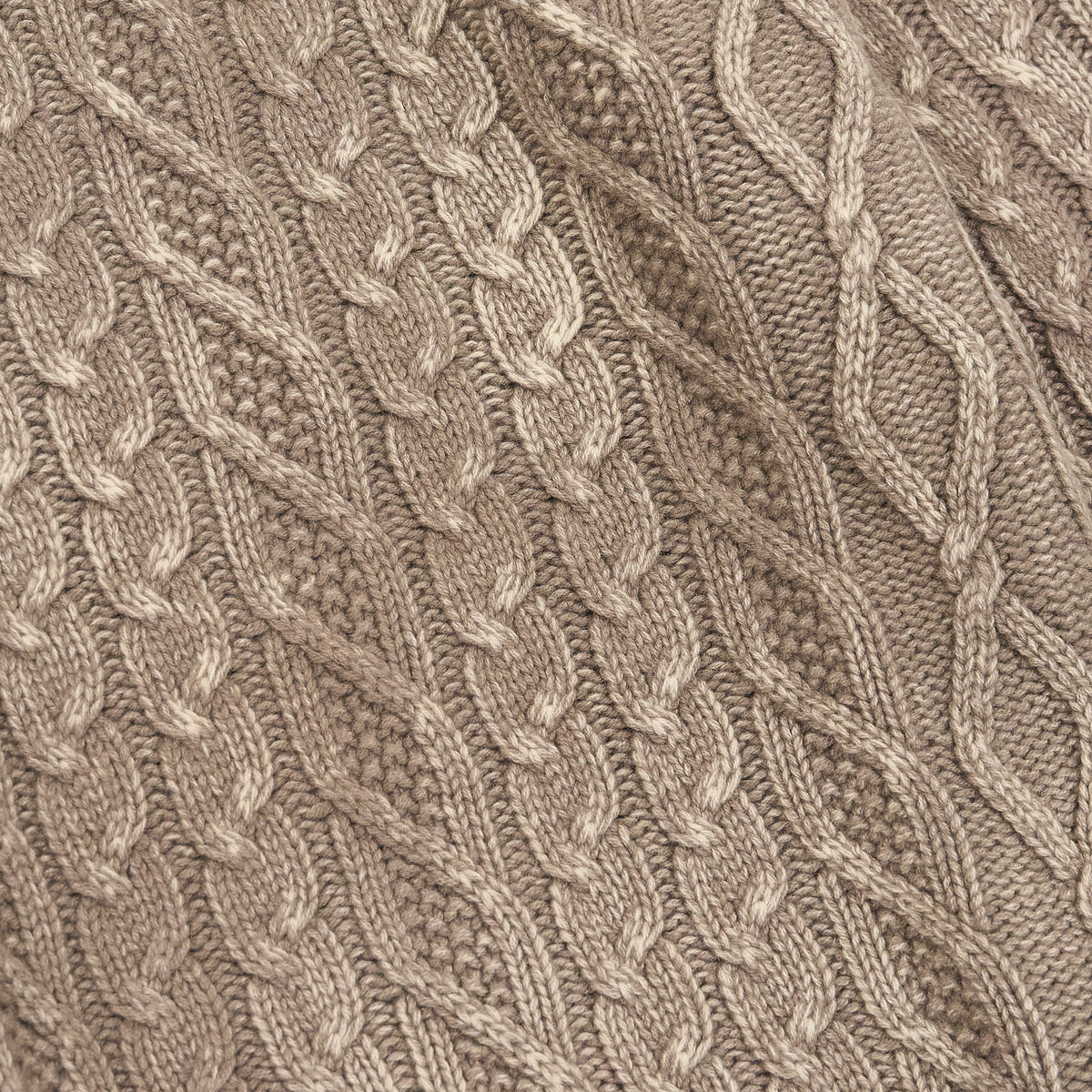 Avant Toi Cashemere Blend Knitted Cable Turtleneck Jumper