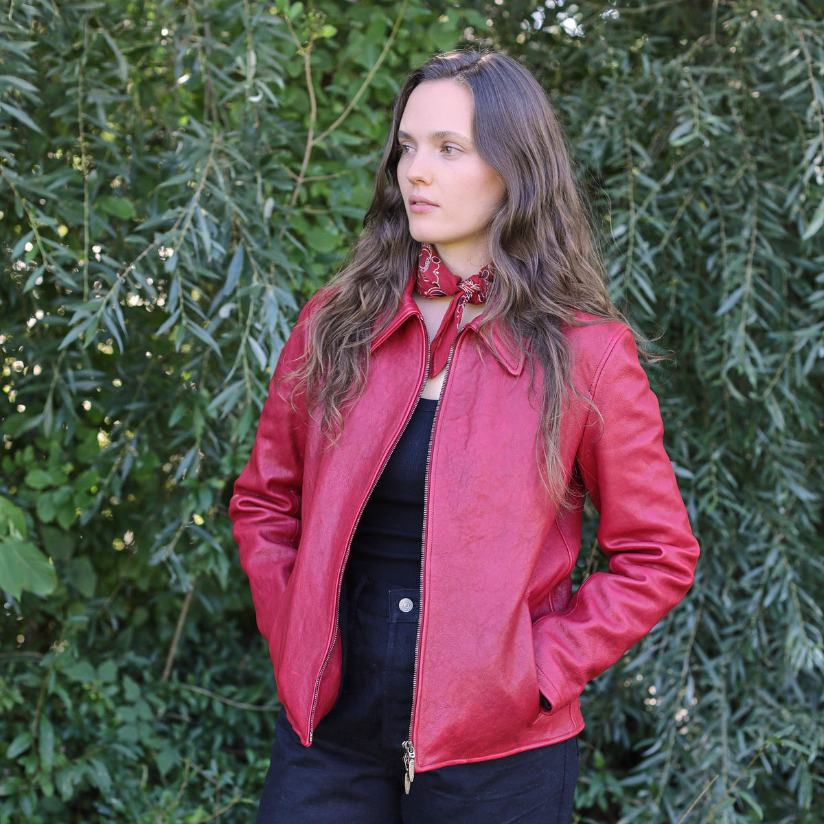 Stewart Ladies Tiffany Lamb Skin Leather Jacket