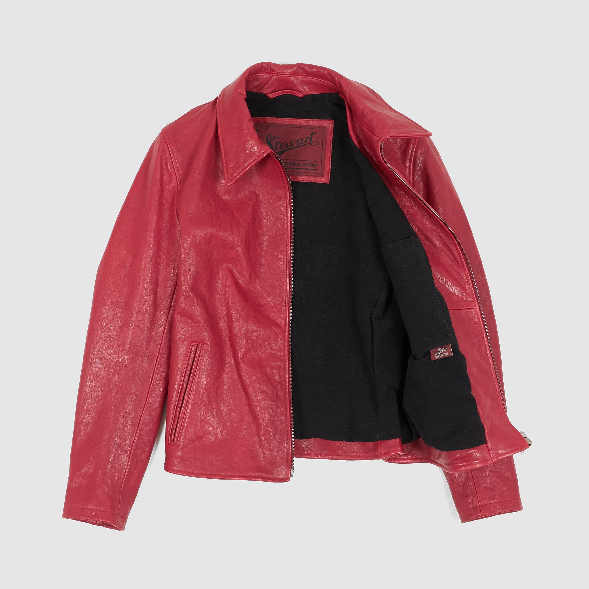 Stewart Ladies Tiffany Lamb Skin Leather Jacket - DeeCee style