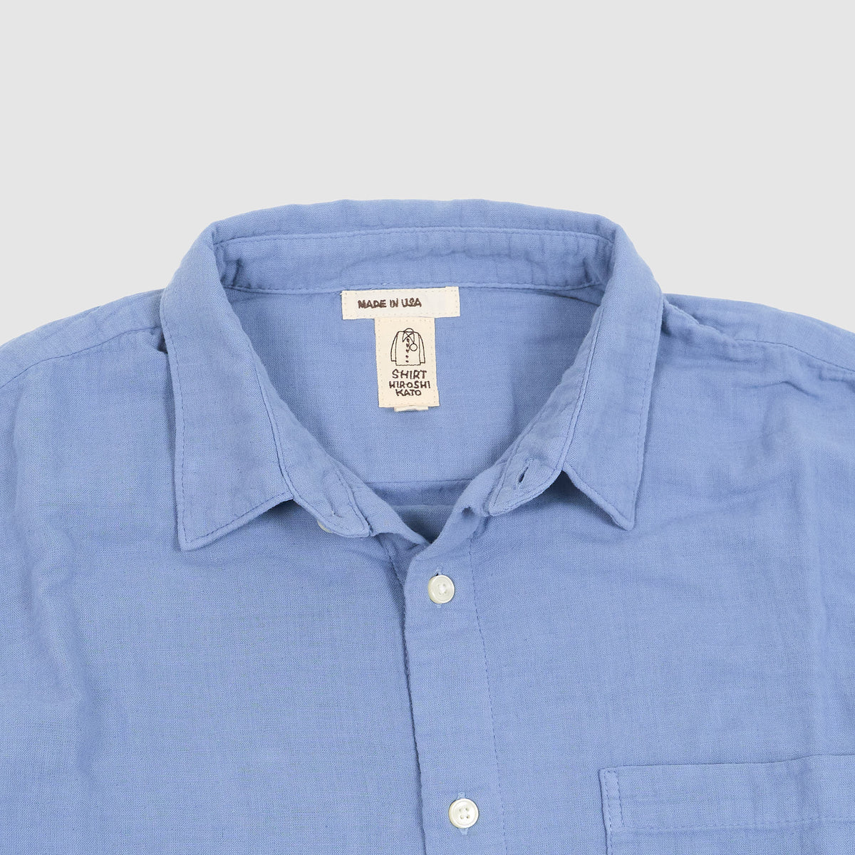 Hiroshi Kato Organic Cotton Double Gauze Shirt