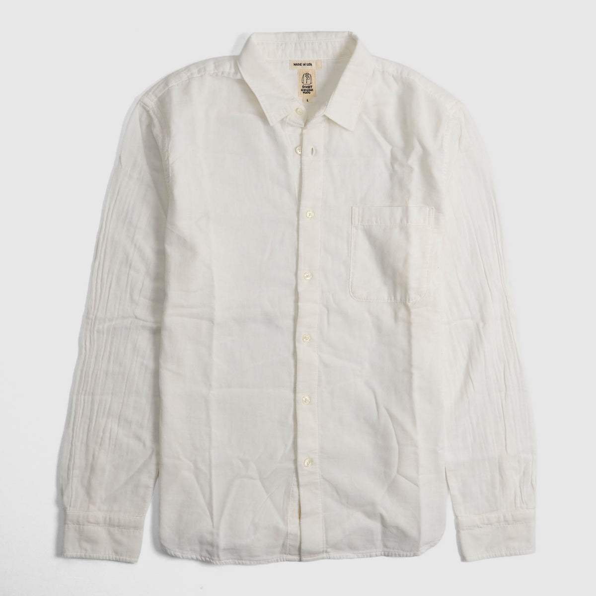 Hiroshi Kato Organic Cotton Double Gauze Shirt