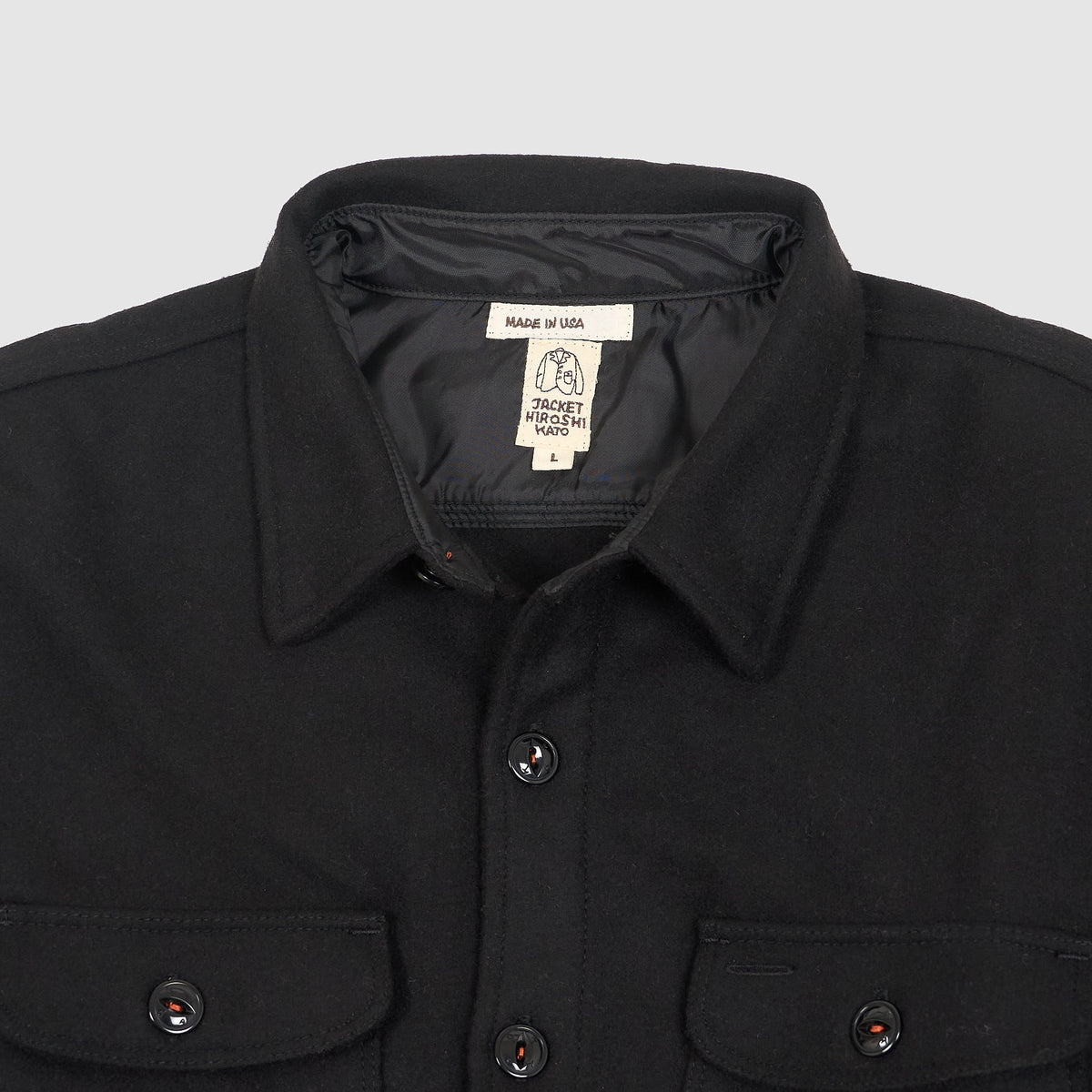 Hiroshi Kato "The Anvil" Melton Shirt Jacket
