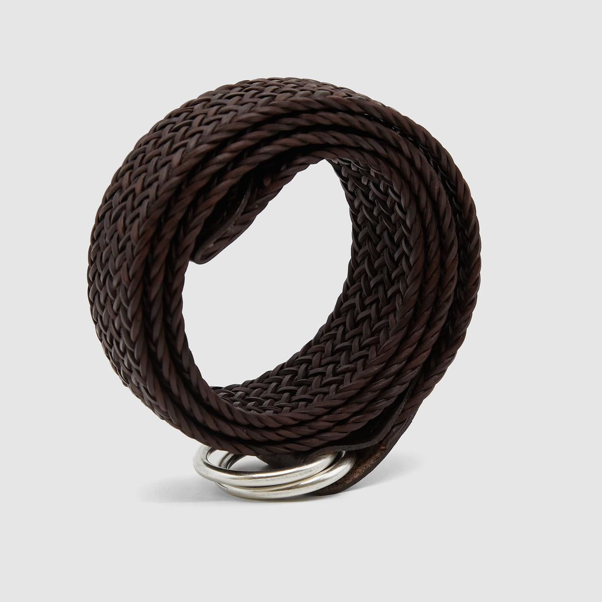 DeeCee style x Alberto Luti Waxed Braided Belt