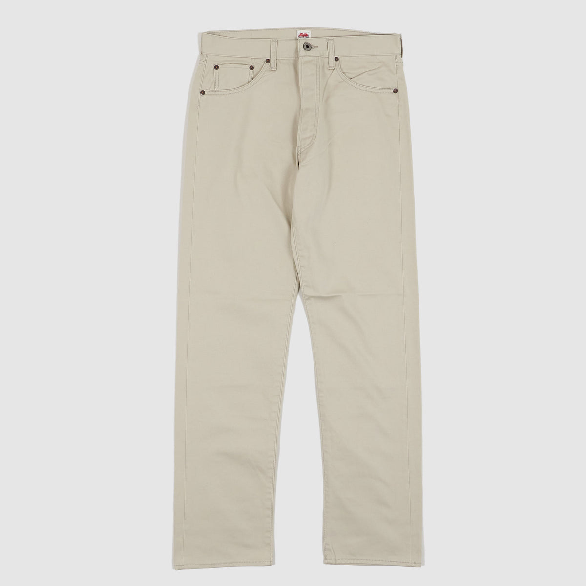Allevol 5-Pocket Classic Satin White Jeans