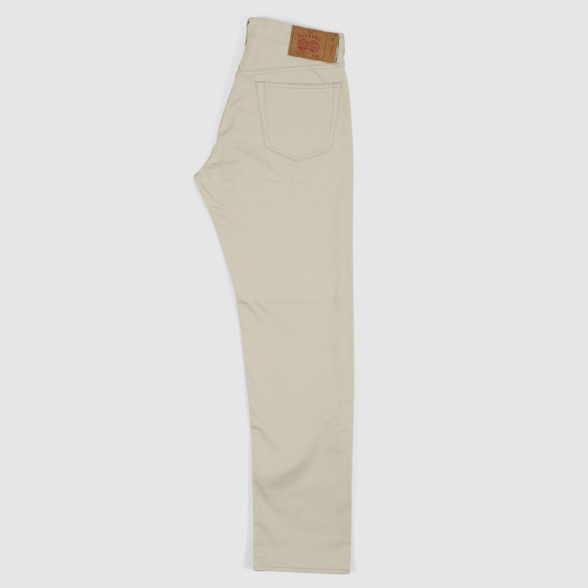 Allevol 5-Pocket Classic Satin White Jeans