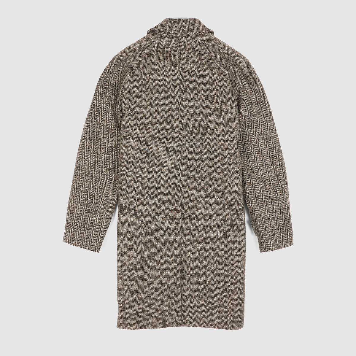 Circolo 1901 Herringbone Raglan Wool Over Coat