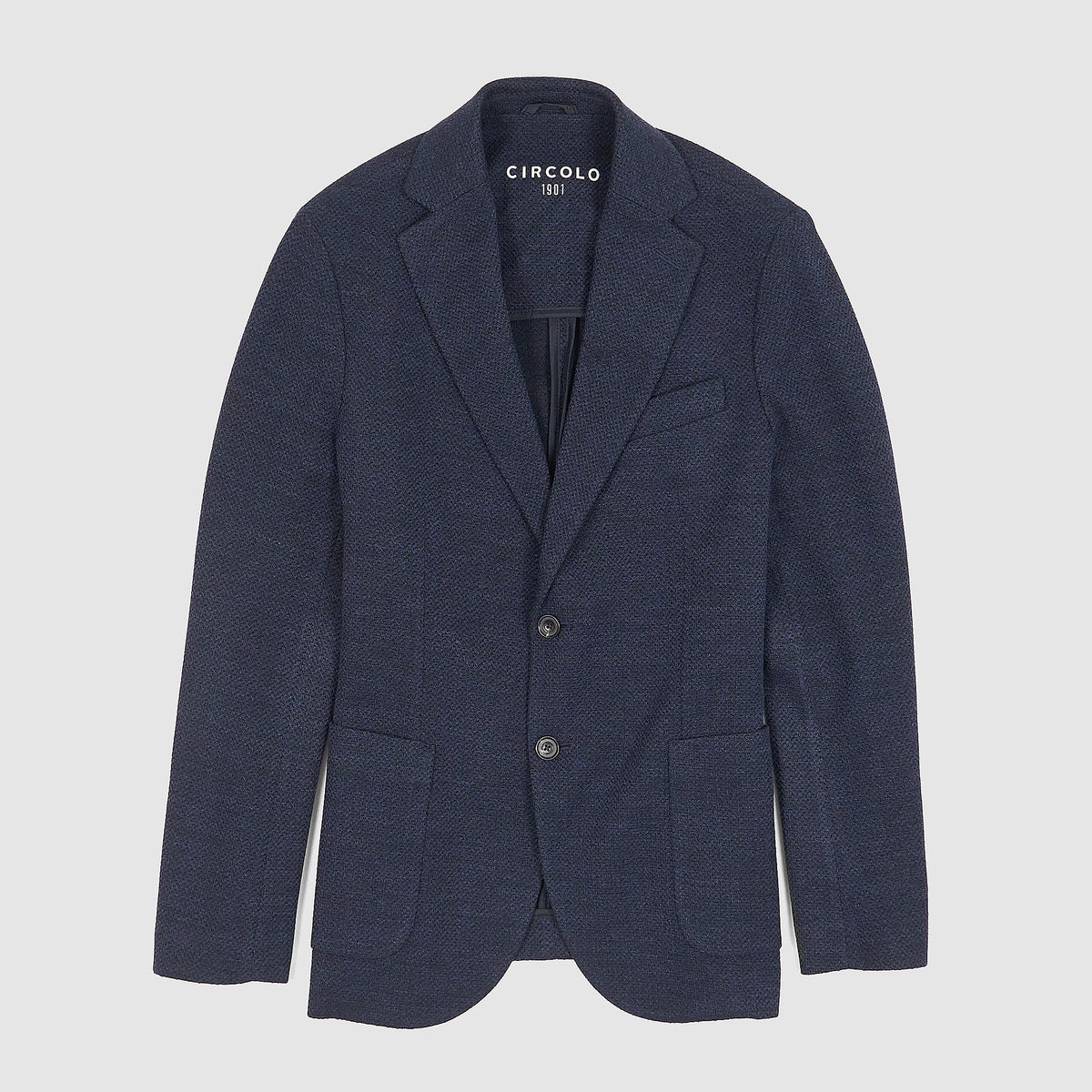 Circolo 1901 2-Button Wool Cotton Blend Blazer