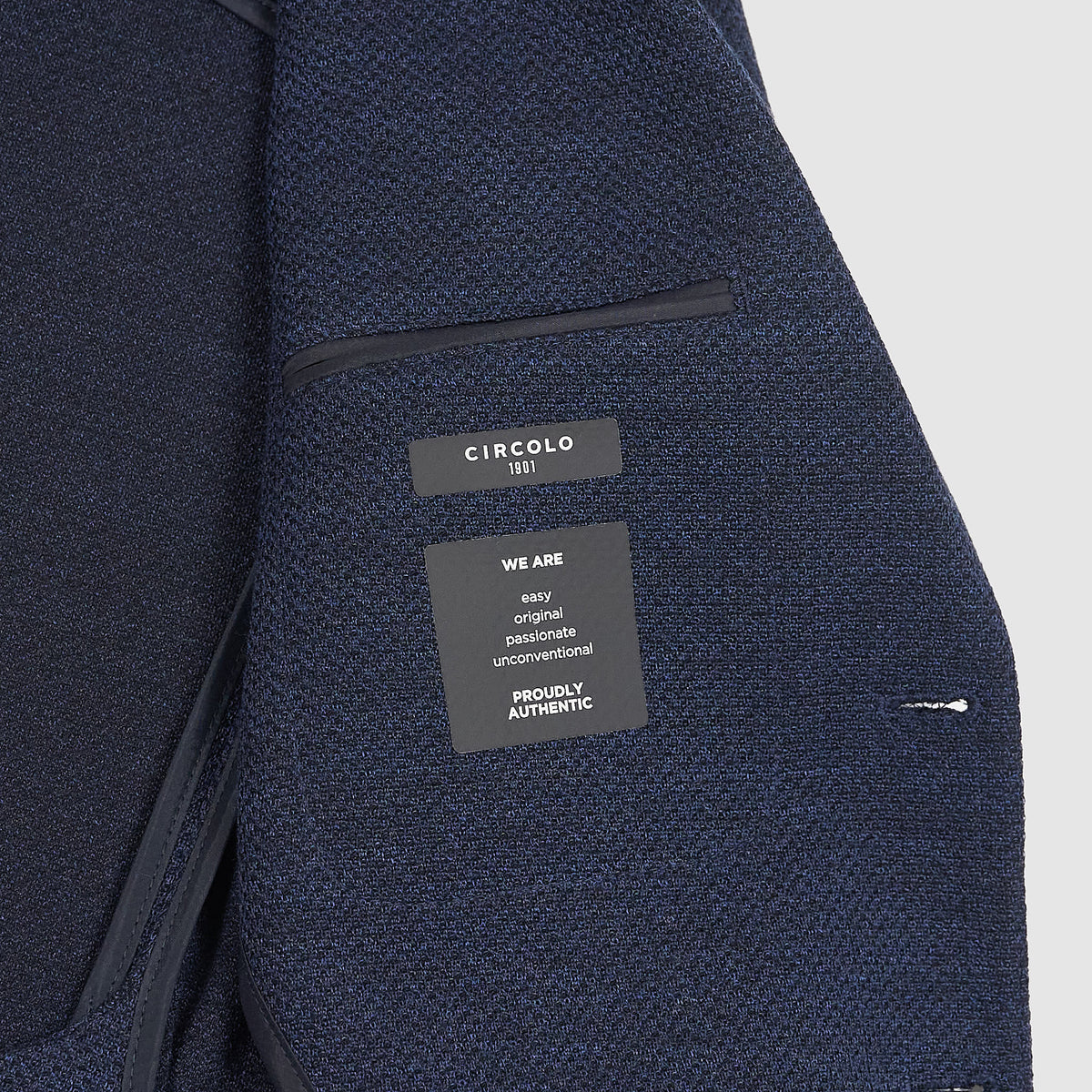 Circolo 1901 2-Button Wool Cotton Blend Blazer