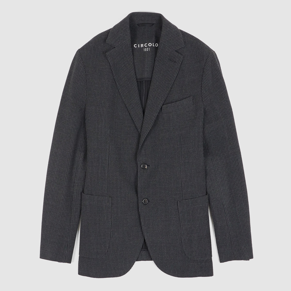 Circolo 1901 2-Button Wool Cotton Blend Blazer