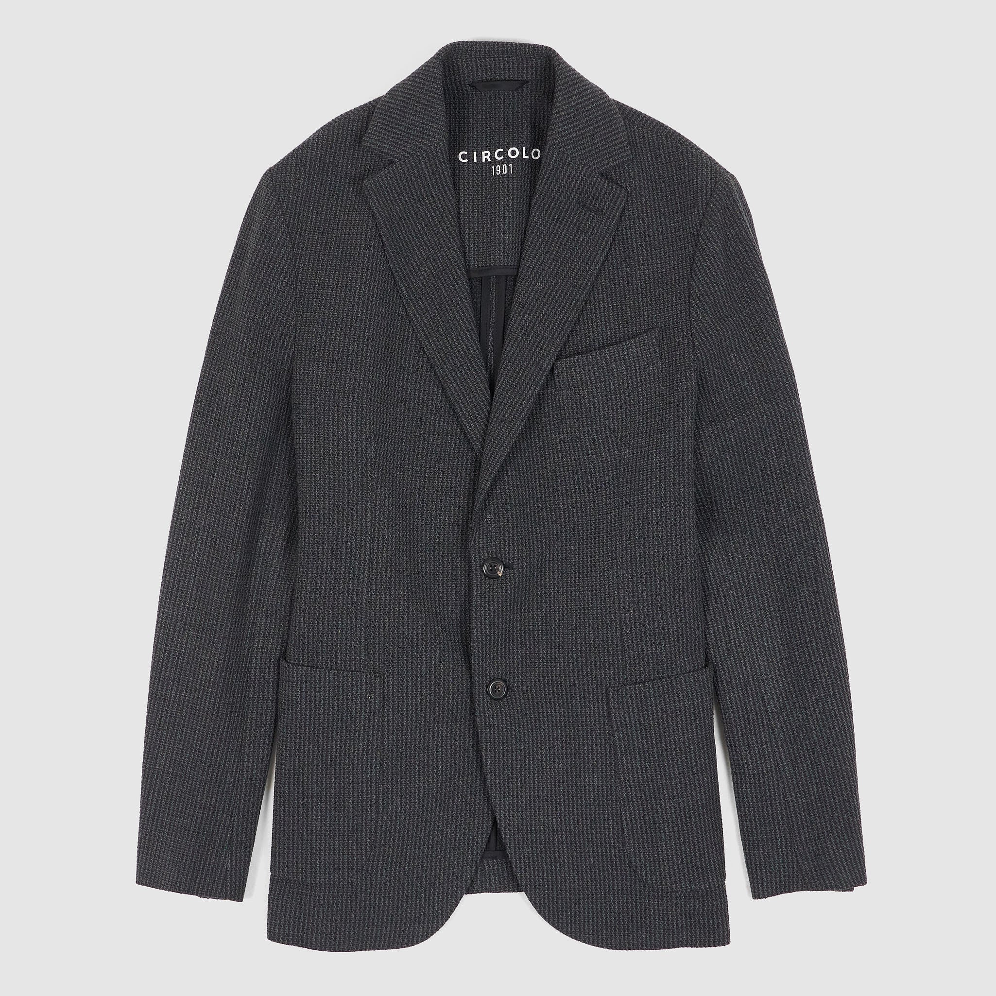 Circolo 1901 2-Button Wool Cotton Blend Blazer - DeeCee style