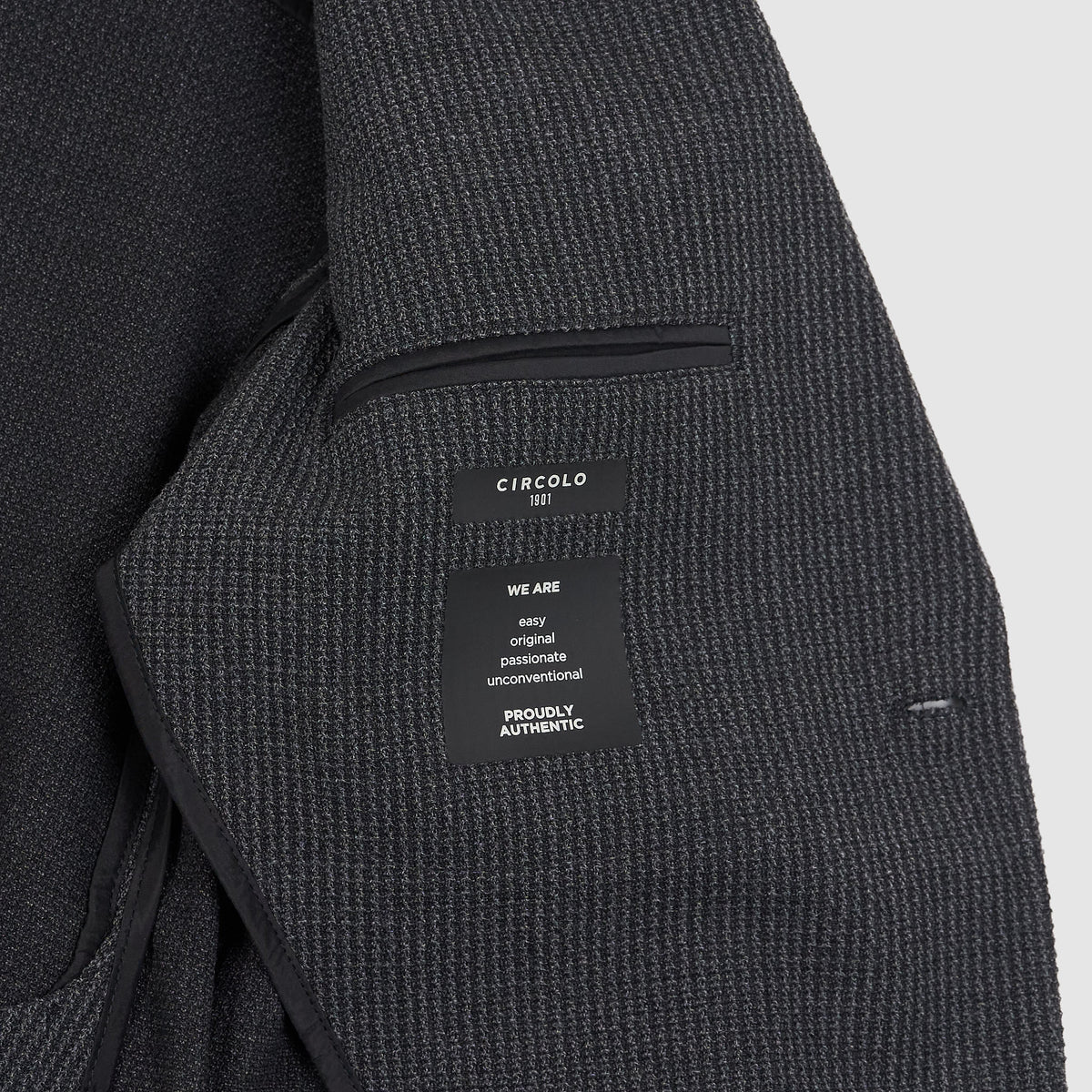 Circolo 1901 2-Button Wool Cotton Blend Blazer