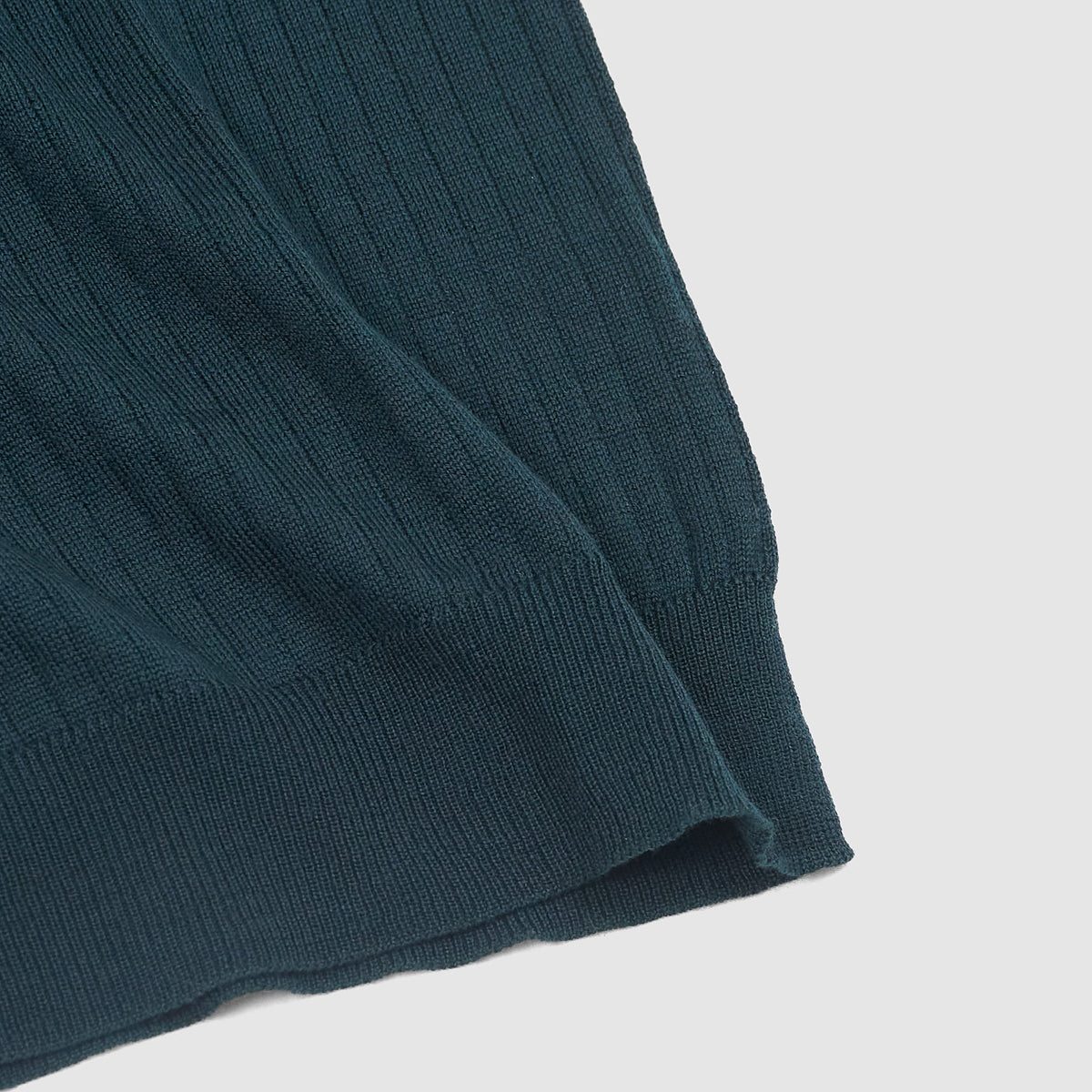 Roberto Collina Long Sleeve Merino Wool Knitted Jersey Polo Shirt