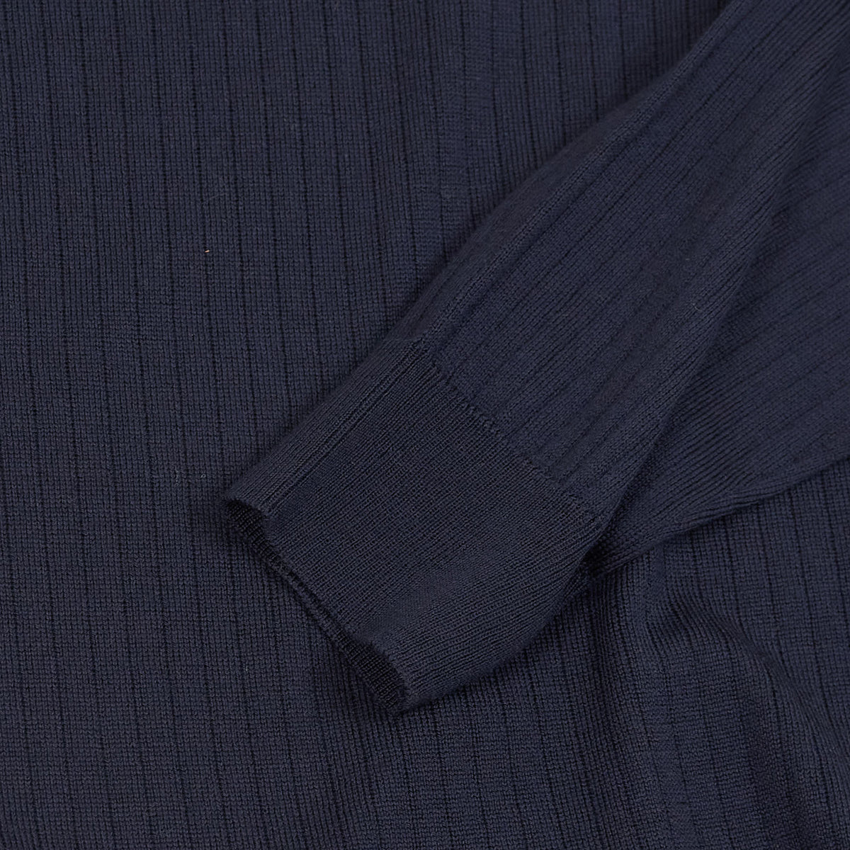 Roberto Collina Long Sleeve Merino Wool Knitted Jersey Polo Shirt