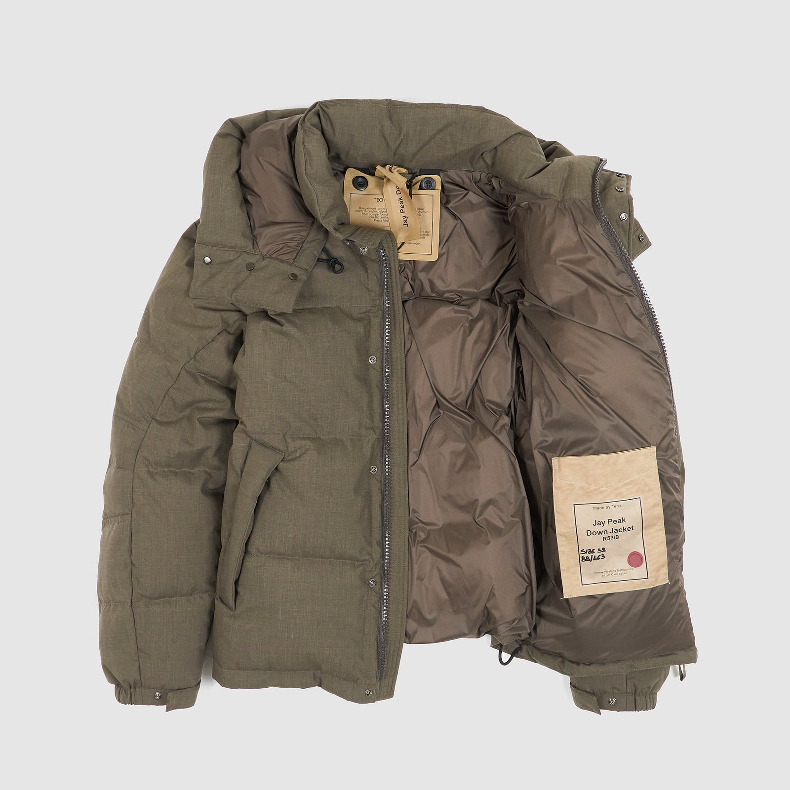 [極美品]Ten-C Parka - 焦茶/ size52 Polar Down Parka | Ten c ®