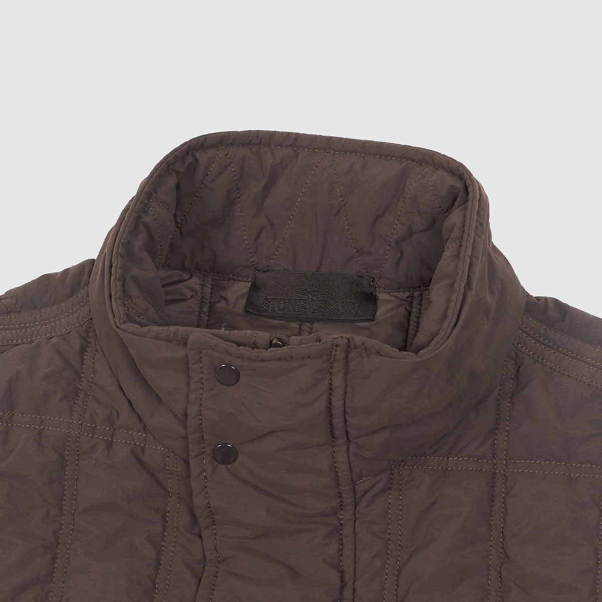 Stone Island Nylon Smerigliato Ghost Piece Quilted Vest
