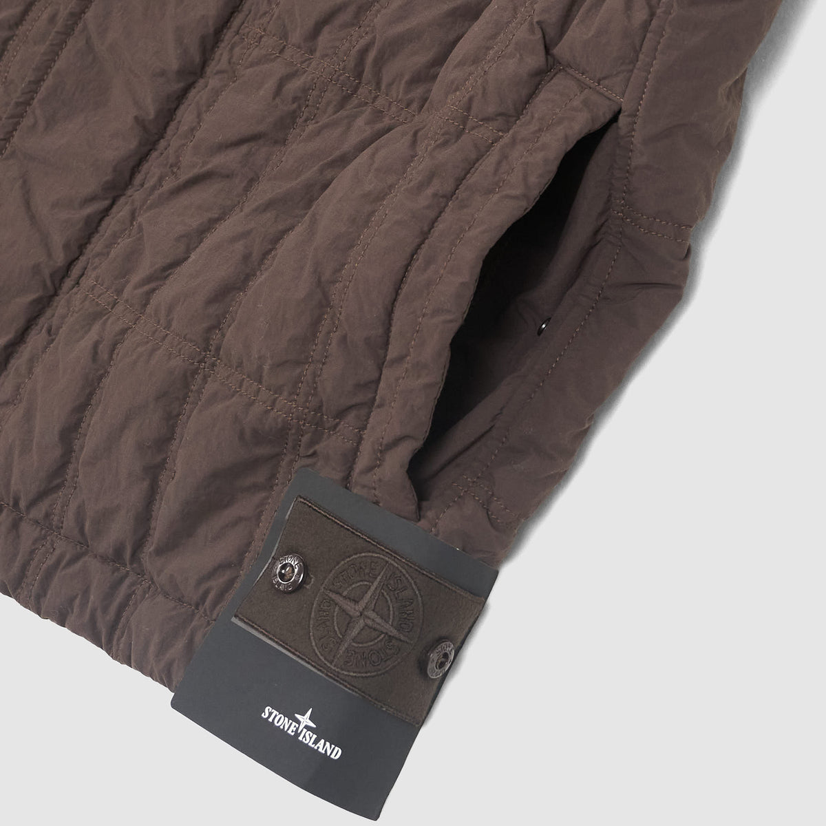 Stone Island Nylon Smerigliato Ghost Piece Quilted Vest