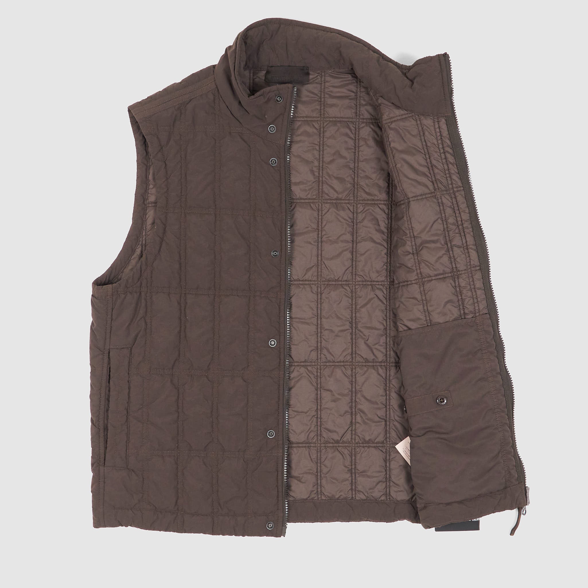 Stone Island Nylon Smerigliato Ghost Piece Quilted Vest - DeeCee style