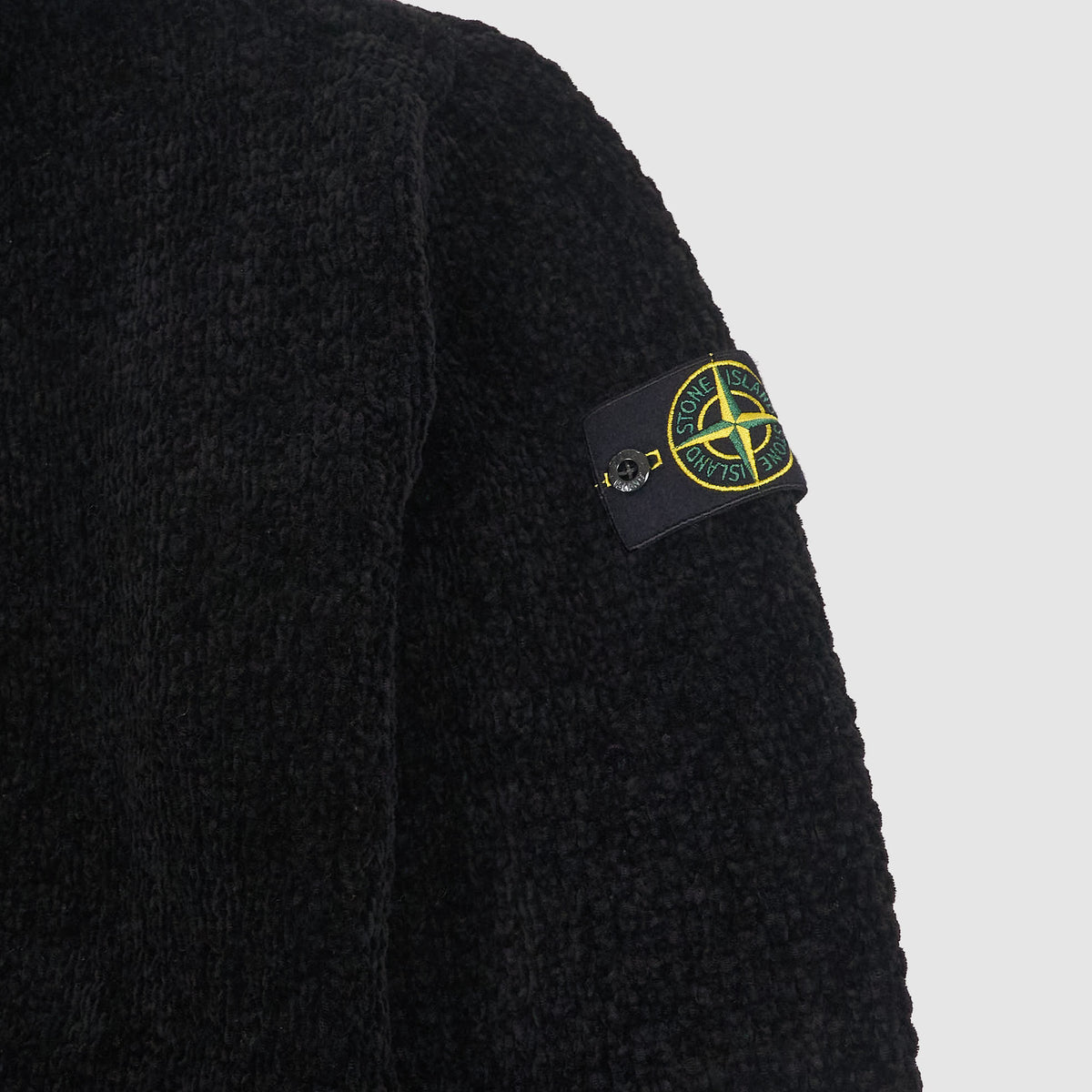 Stone Island Chenille Full Zip Knit Cardigan