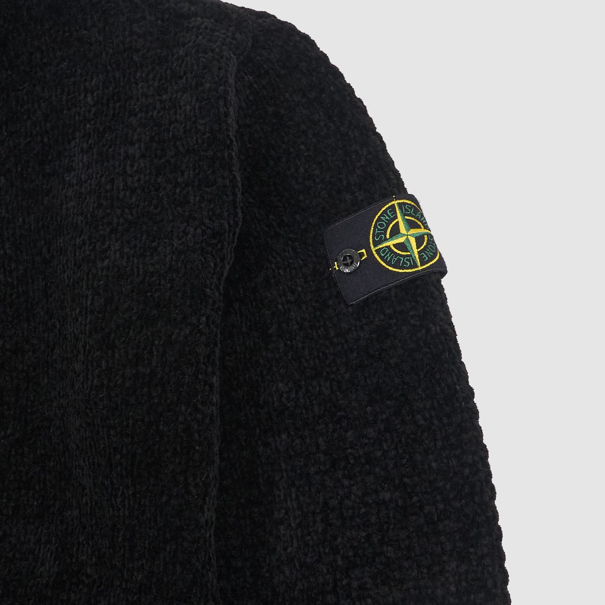 Stone Island Chenille Full Zip Knit Cardigan - DeeCee style