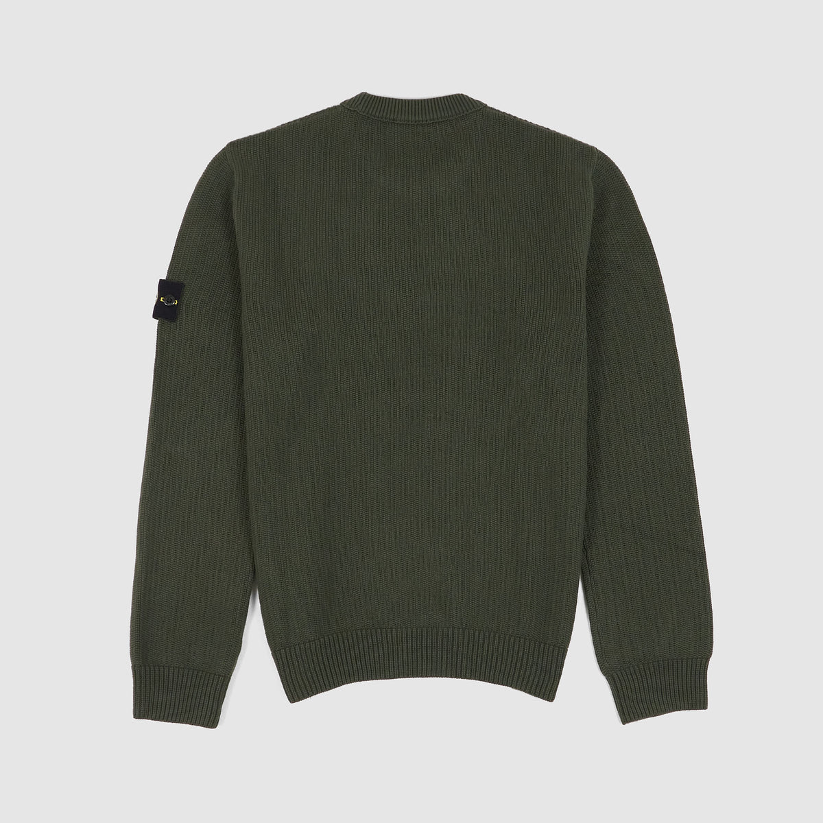 Stone Island Crew Neck Knitted Cotton Stretch Pullover