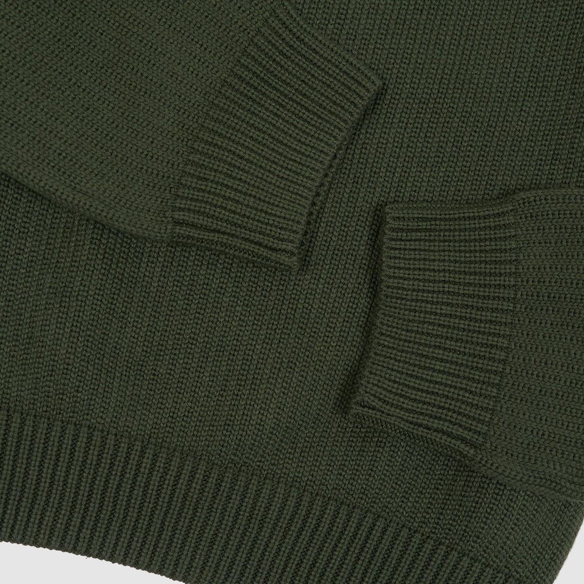 Stone Island Crew Neck Knitted Cotton Stretch Pullover