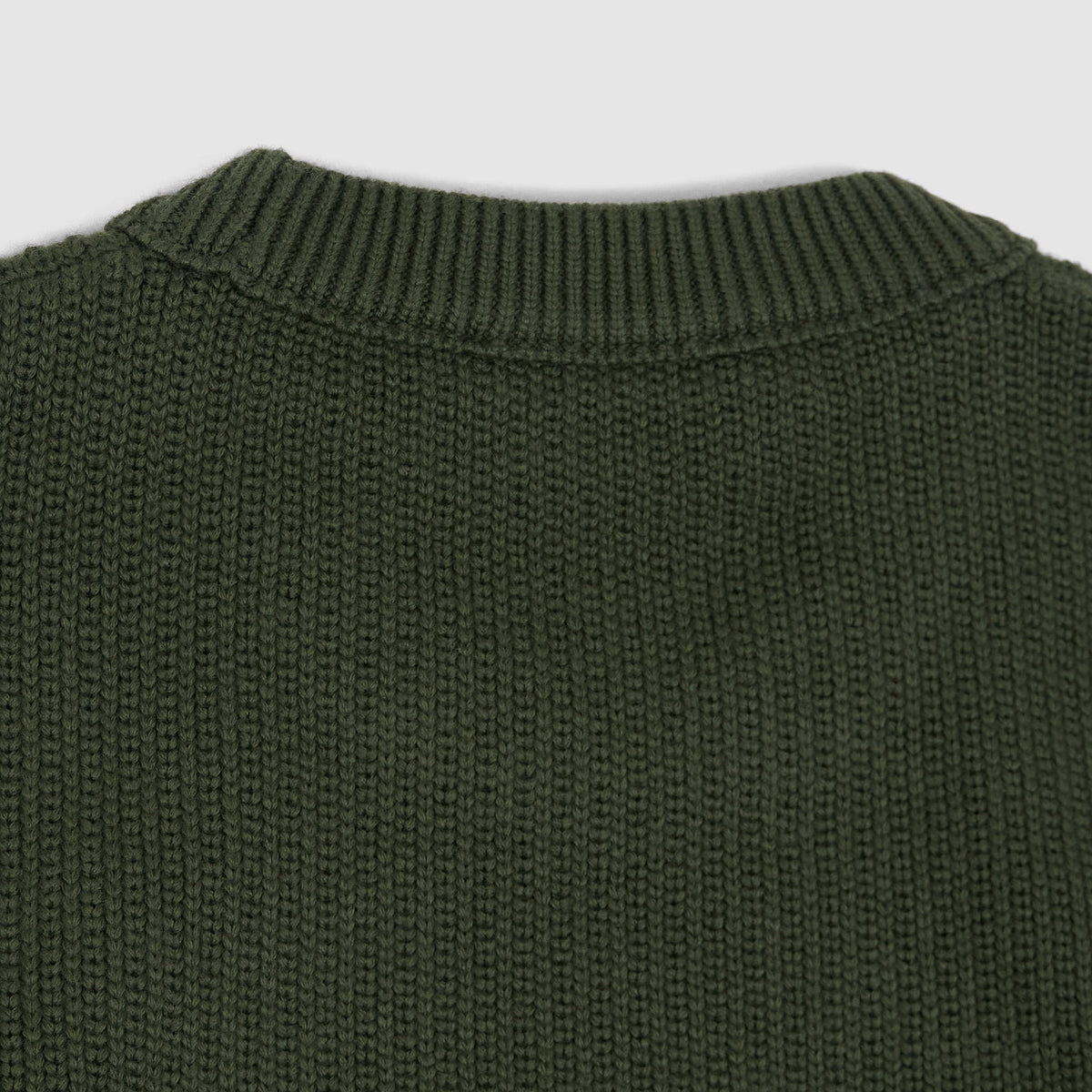 Stone Island Crew Neck Knitted Cotton Stretch Pullover