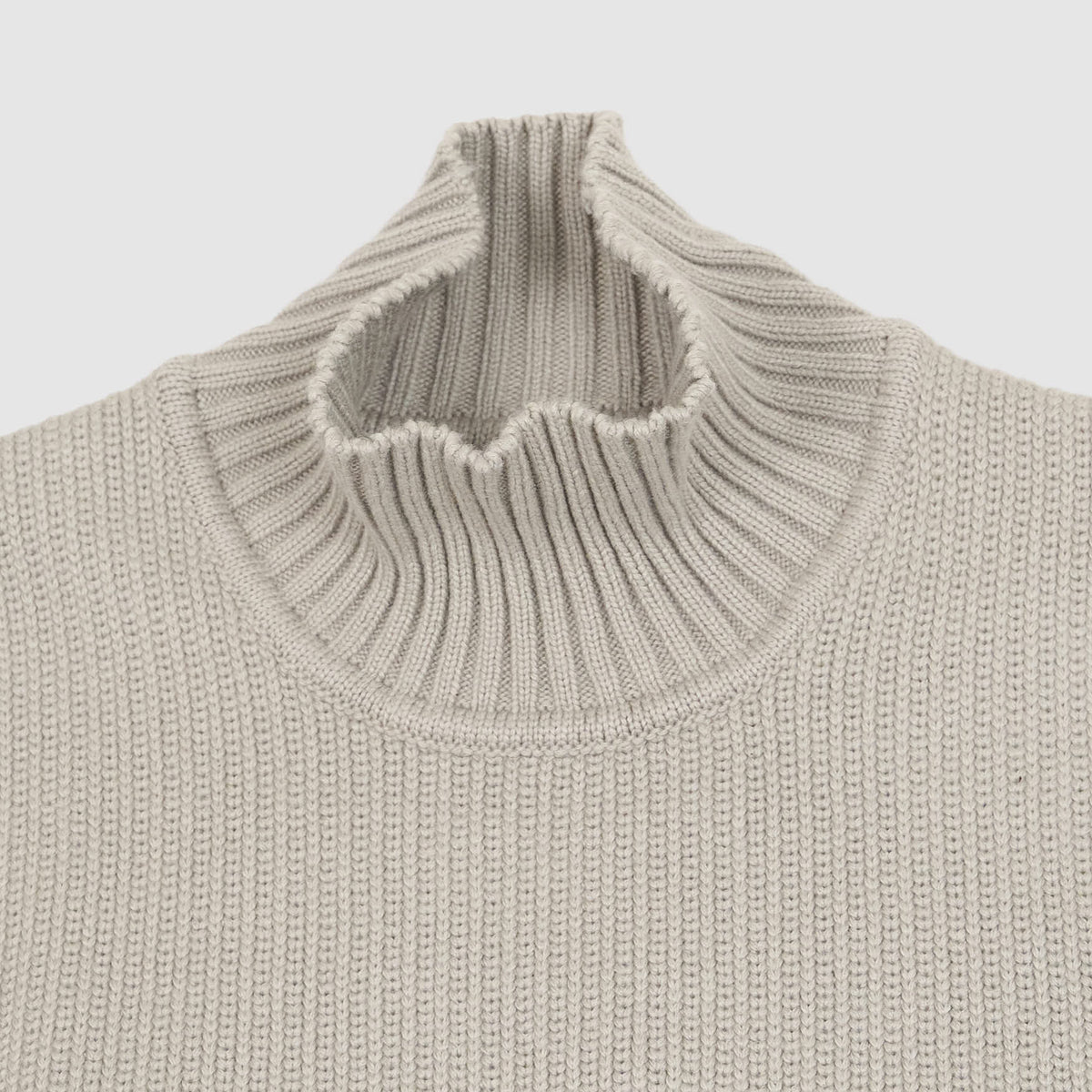 Stone Island Knitted Turtle Neck Stretch Cotton Jumper