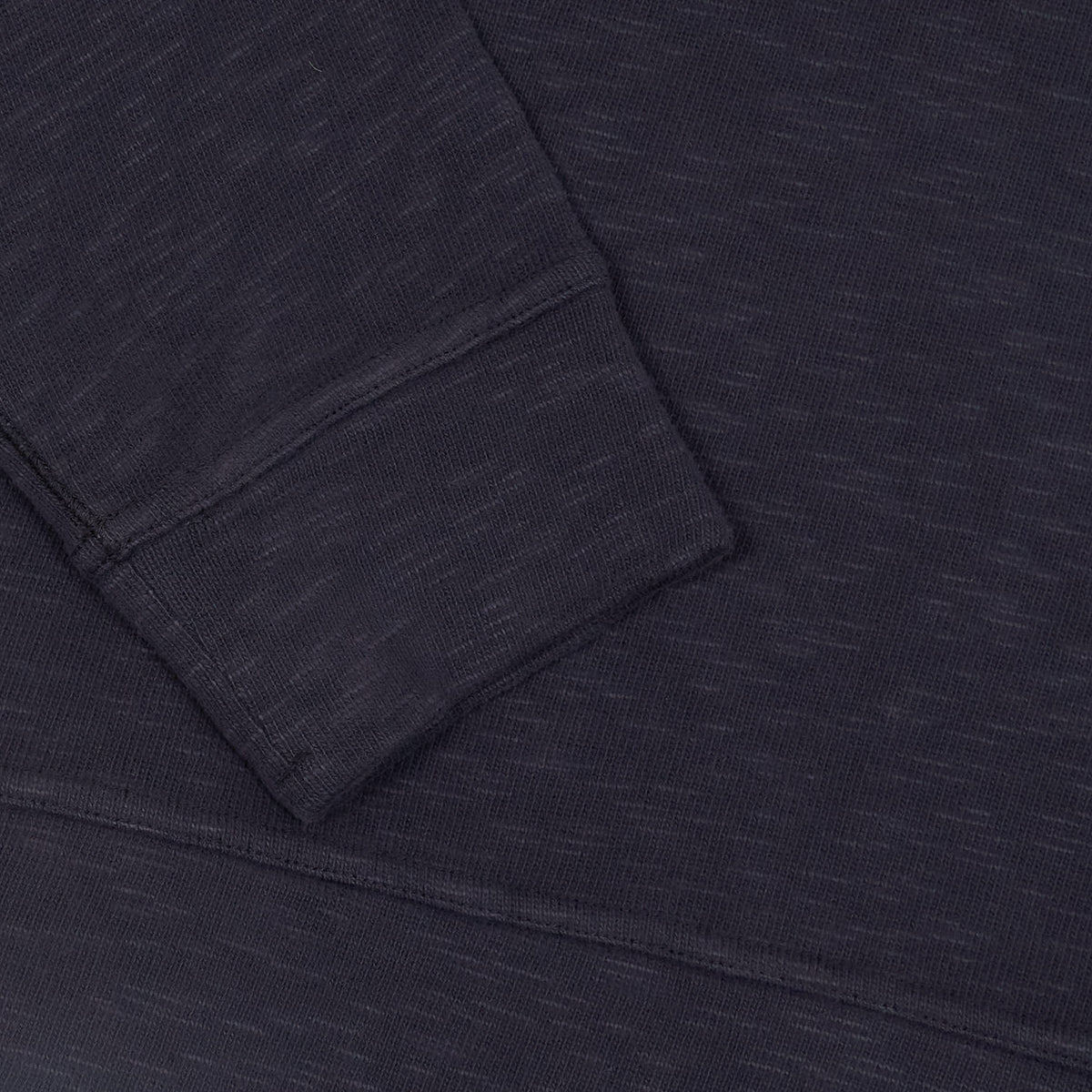 Stone Island Slub- Cotton Crew Neck Sweatshirt