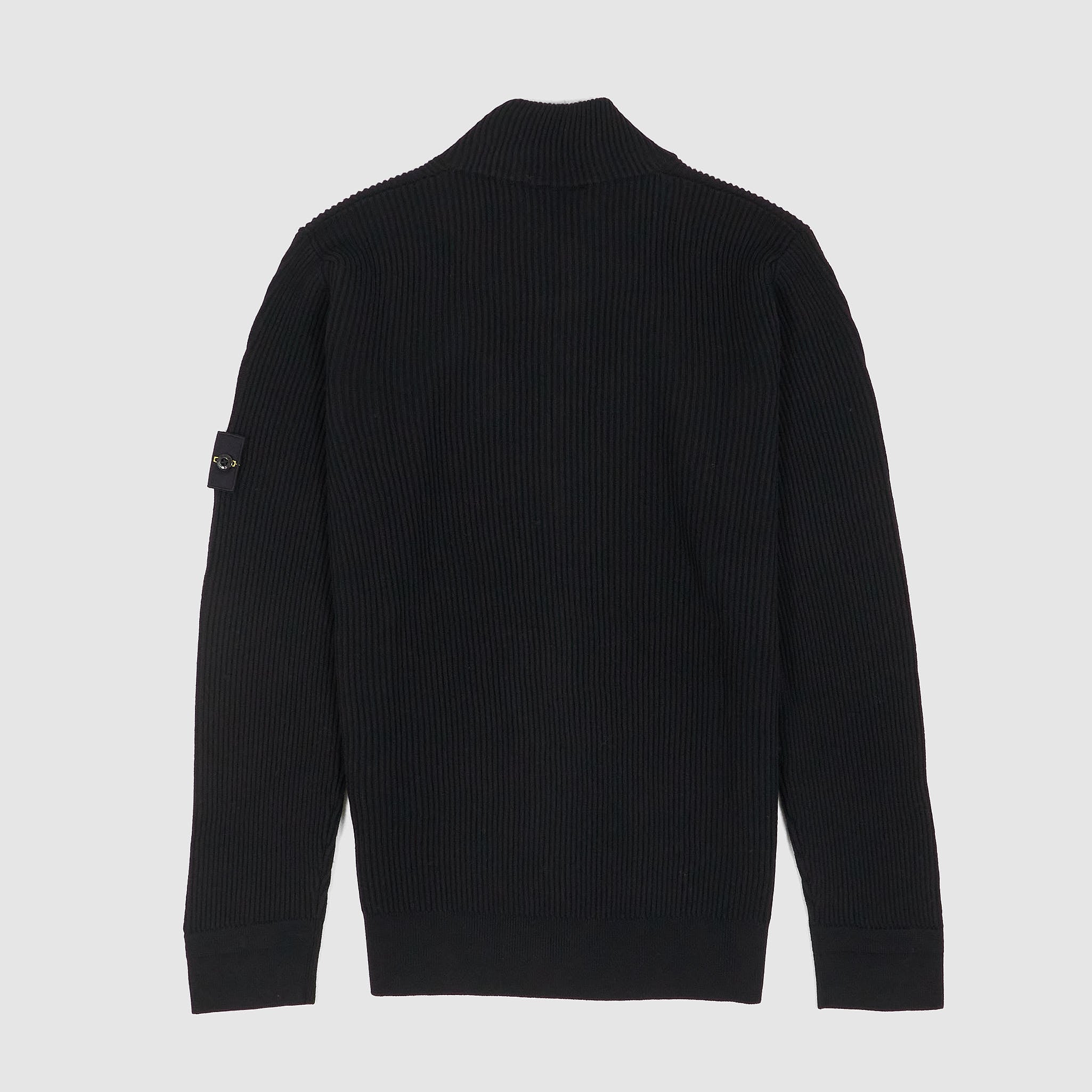 Stone Island Full Zip Wide Rib Knitted Sweater - DeeCee style