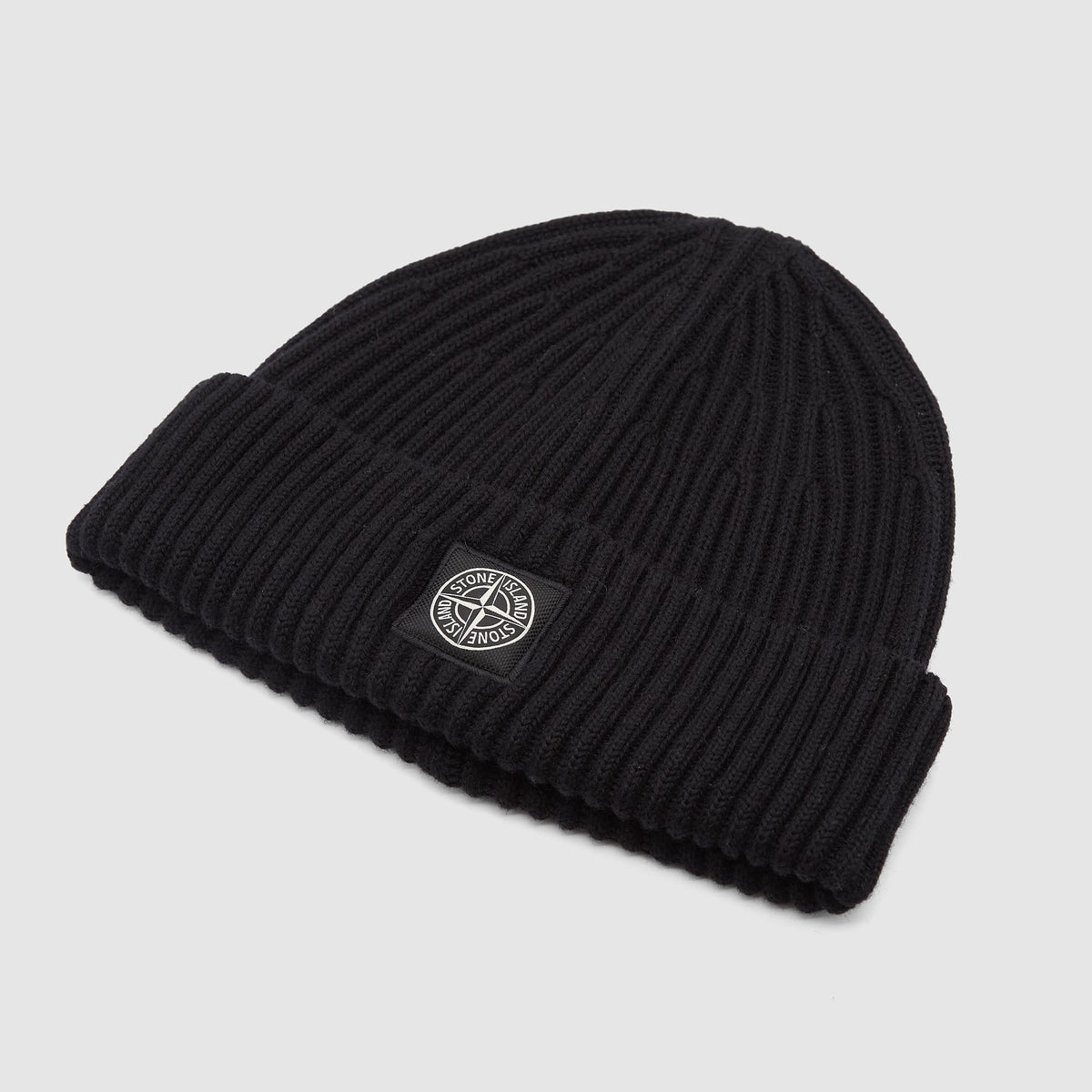 Stone Island One Fold Up Wool Beanie