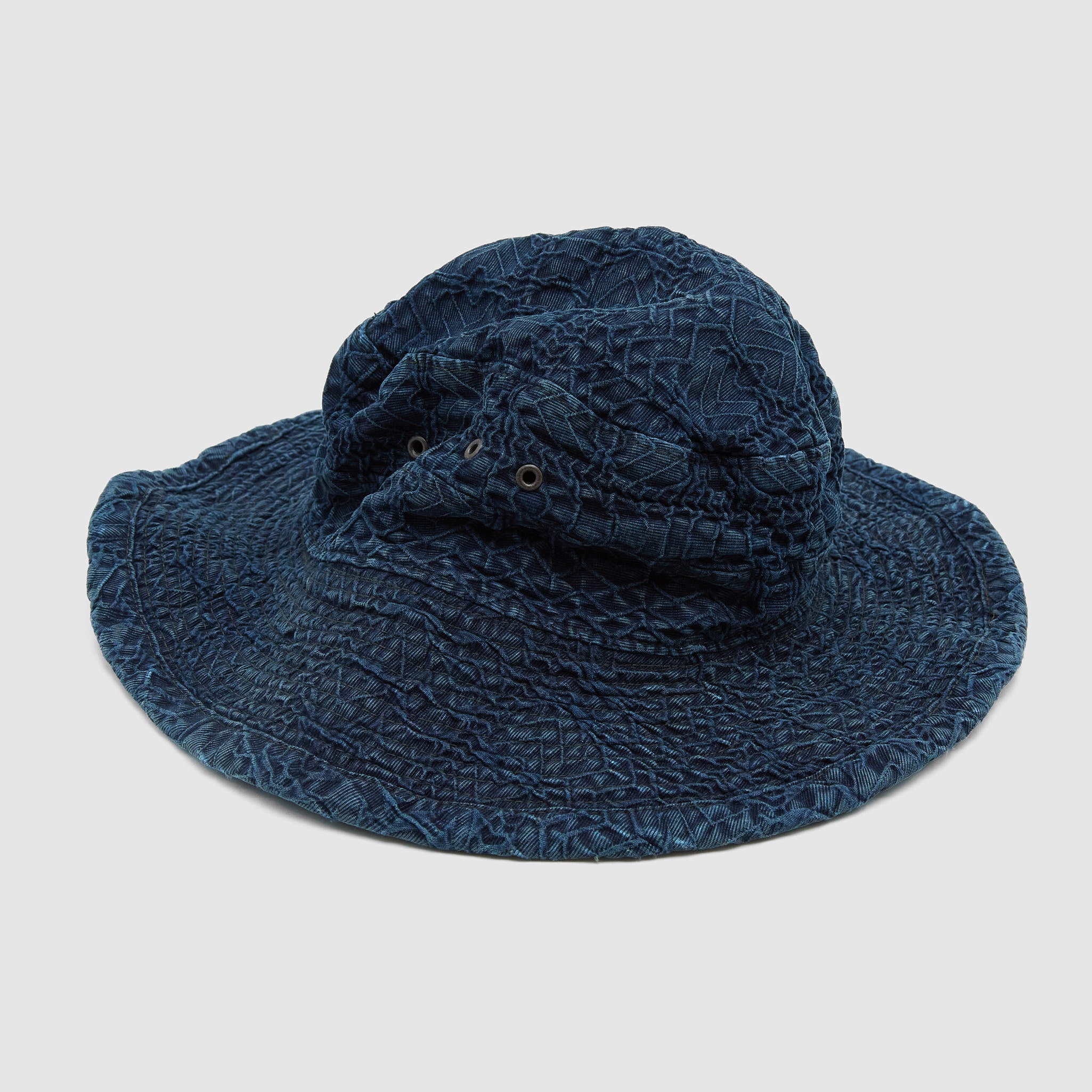 Double RL Indigo Bucket Hat - DeeCee style