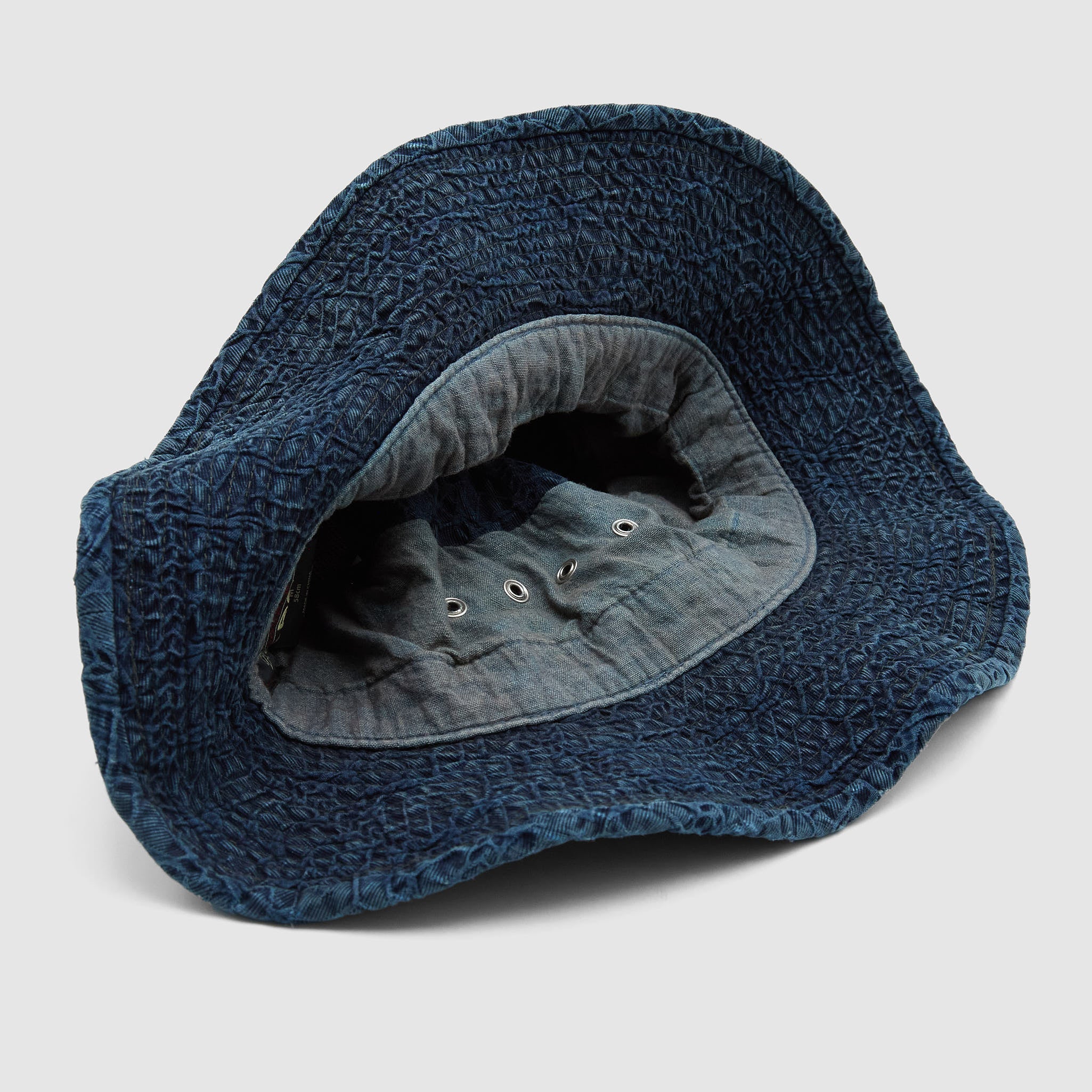 Double RL Indigo Bucket Hat - DeeCee style
